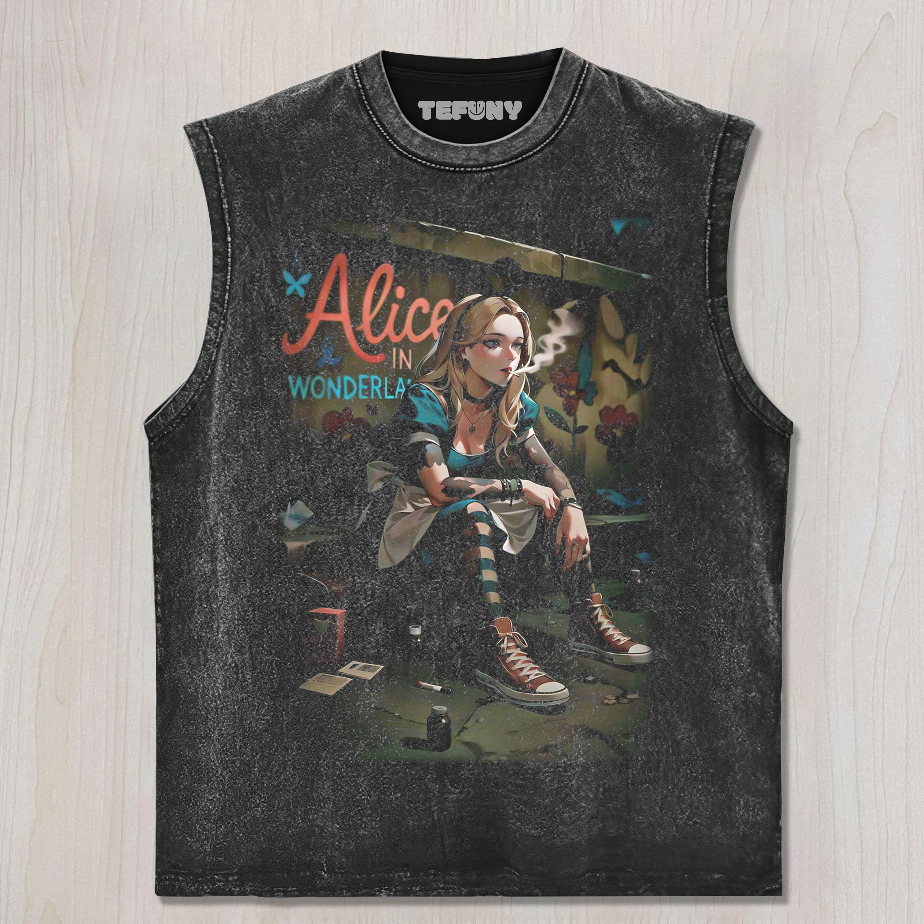 ALICE IN WONDERLAND N6 UNISEX TEE, TANK TOP, LAYERED LS, SWEATSHIRT & HOODIE