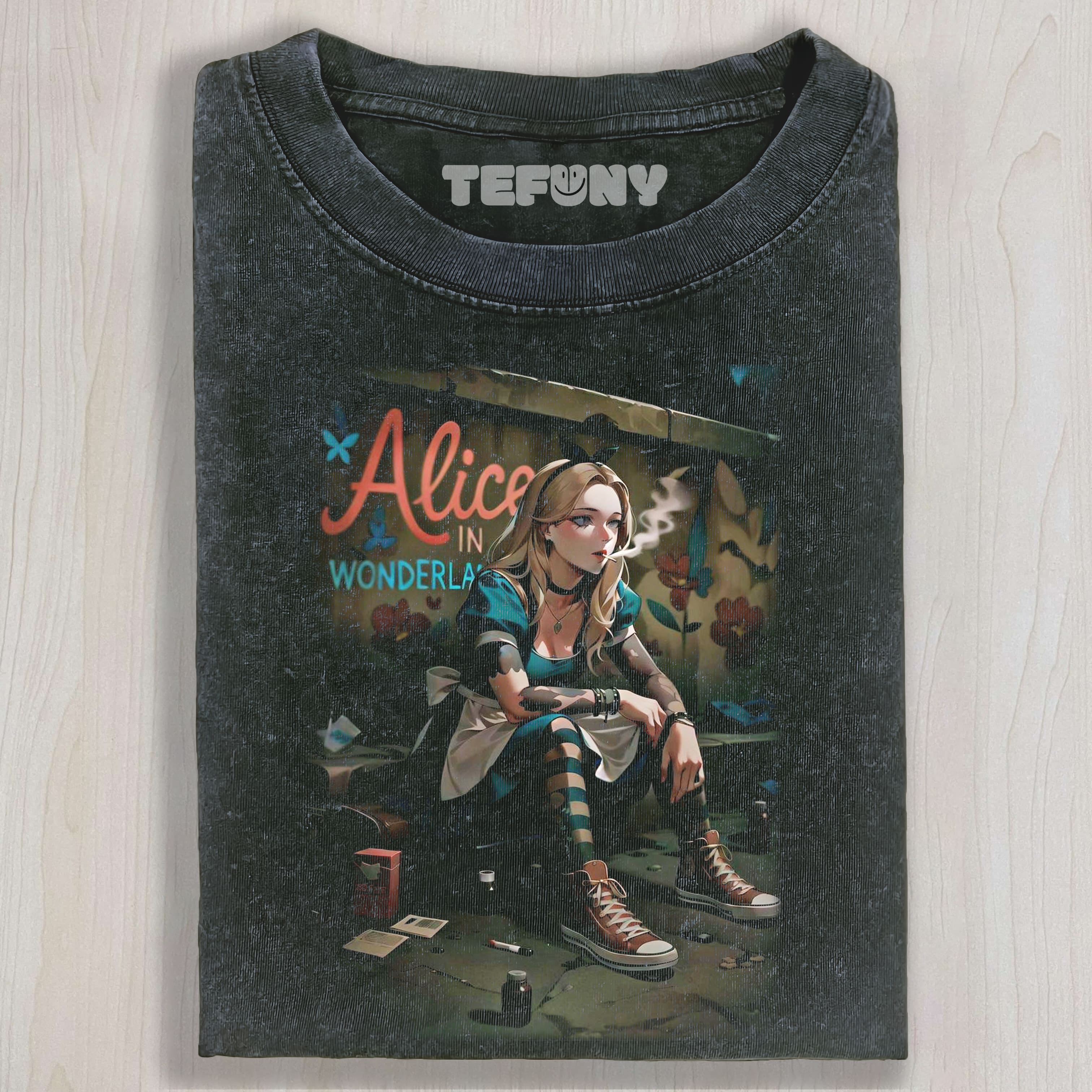 ALICE IN WONDERLAND N6 UNISEX TEE, TANK TOP, LAYERED LS, SWEATSHIRT & HOODIE