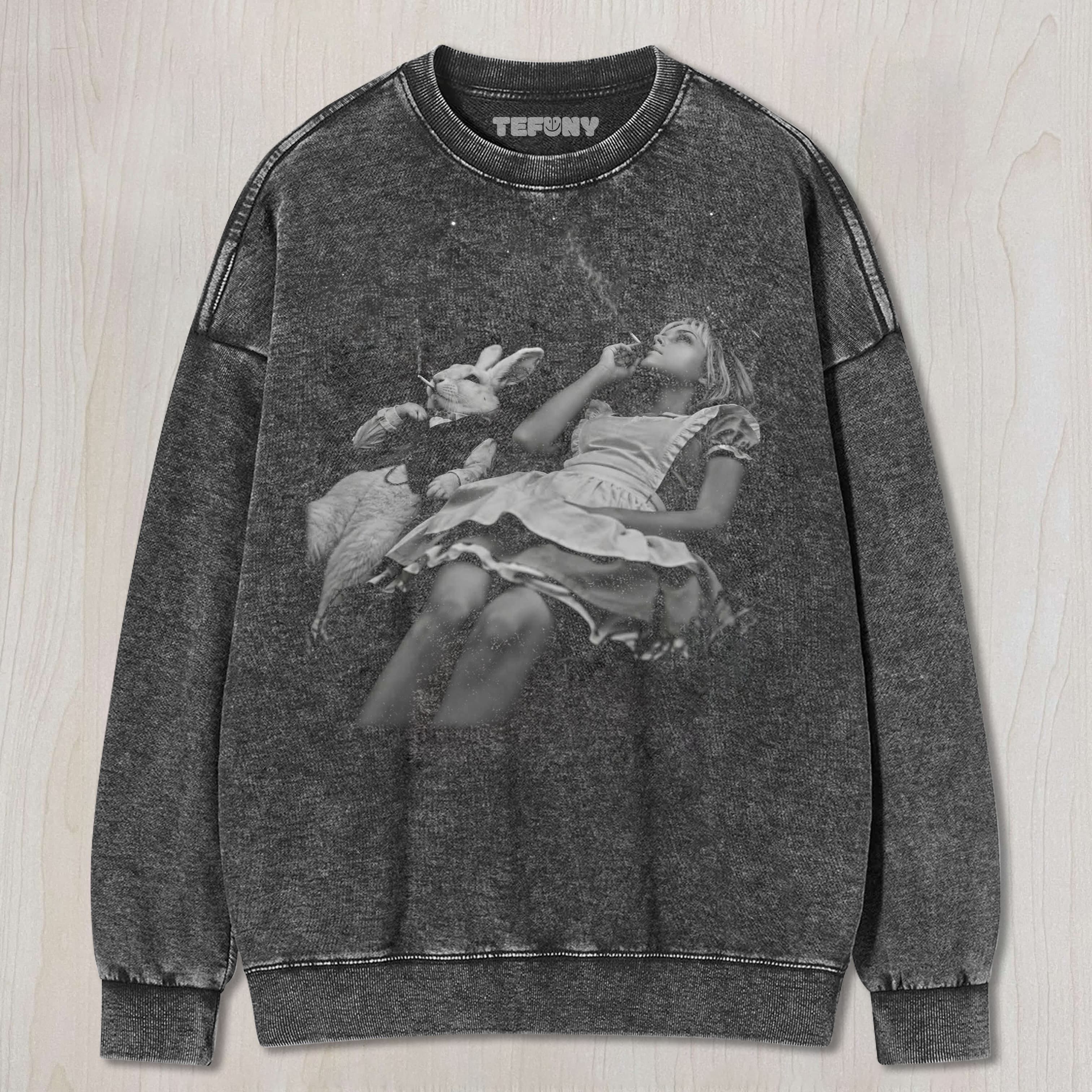 ALICE IN WONDERLAND N7 UNISEX TEE, TANK TOP, LAYERED LS, SWEATSHIRT & HOODIE
