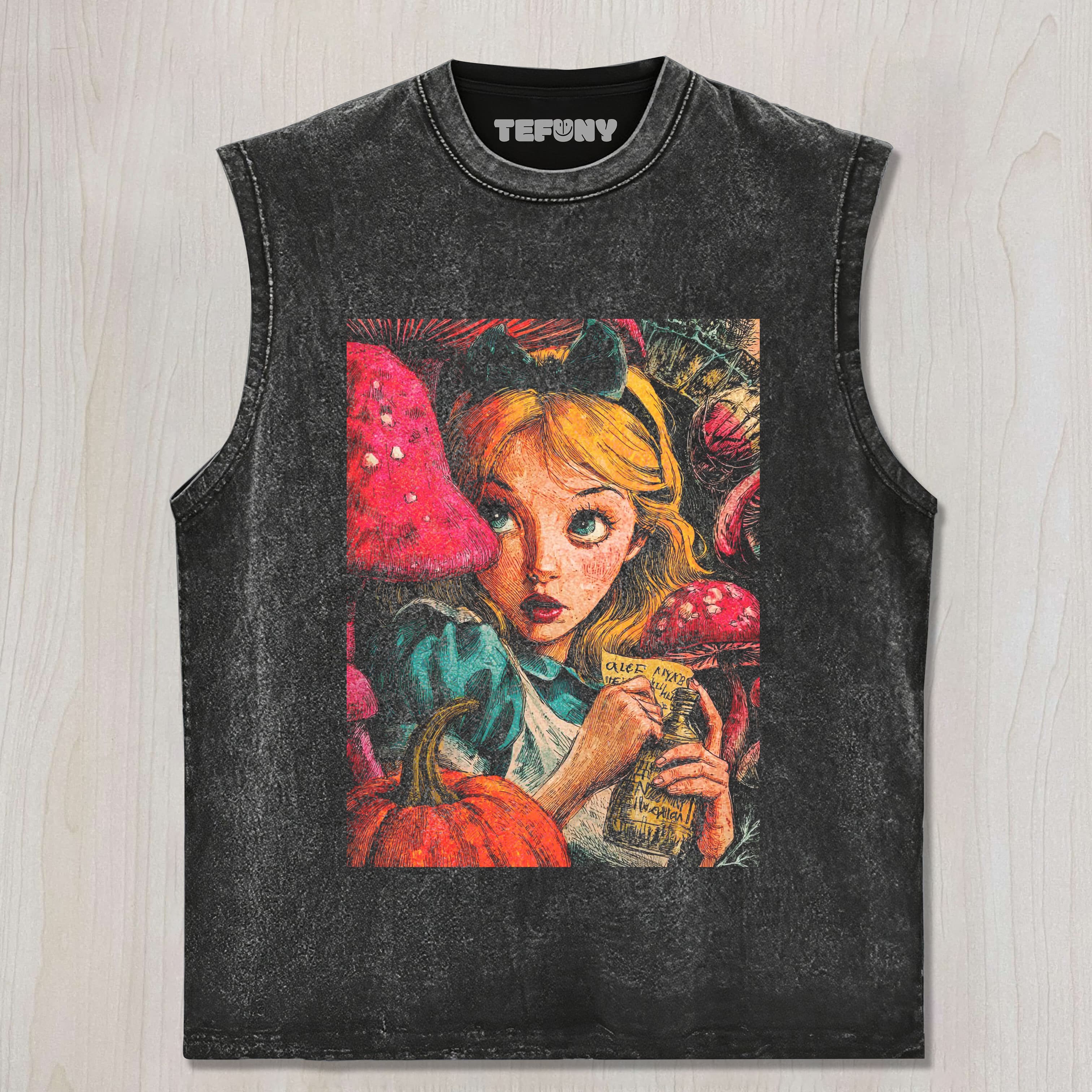 ALICE IN WONDERLAND UNISEX TEE, TANK TOP, LAYERED LS, SWEATSHIRT & HOODIE