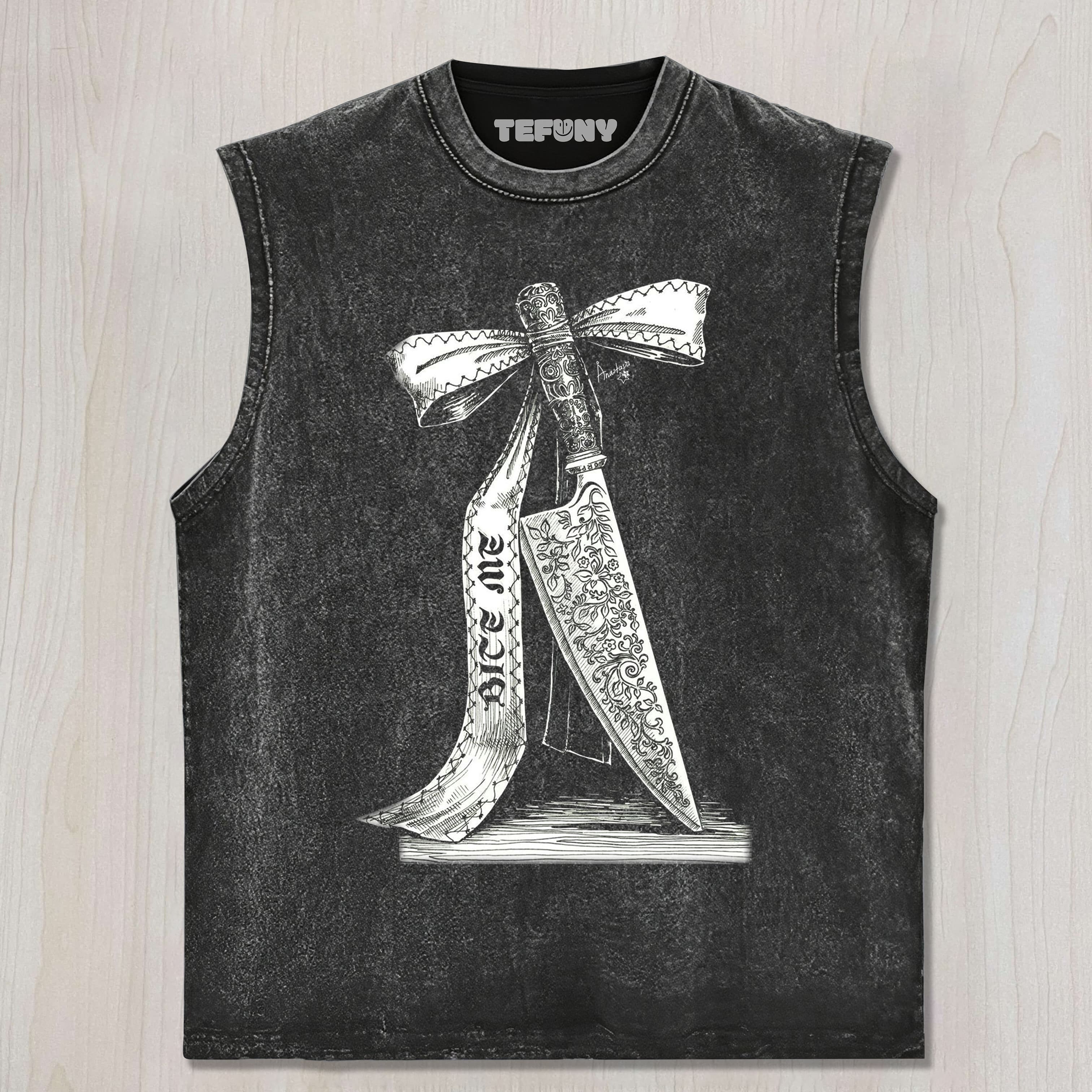 ALICE MADNESS RETURNS KNIFE UNISEX TEE, TANK TOP, LAYERED LS, SWEATSHIRT & HOODIE