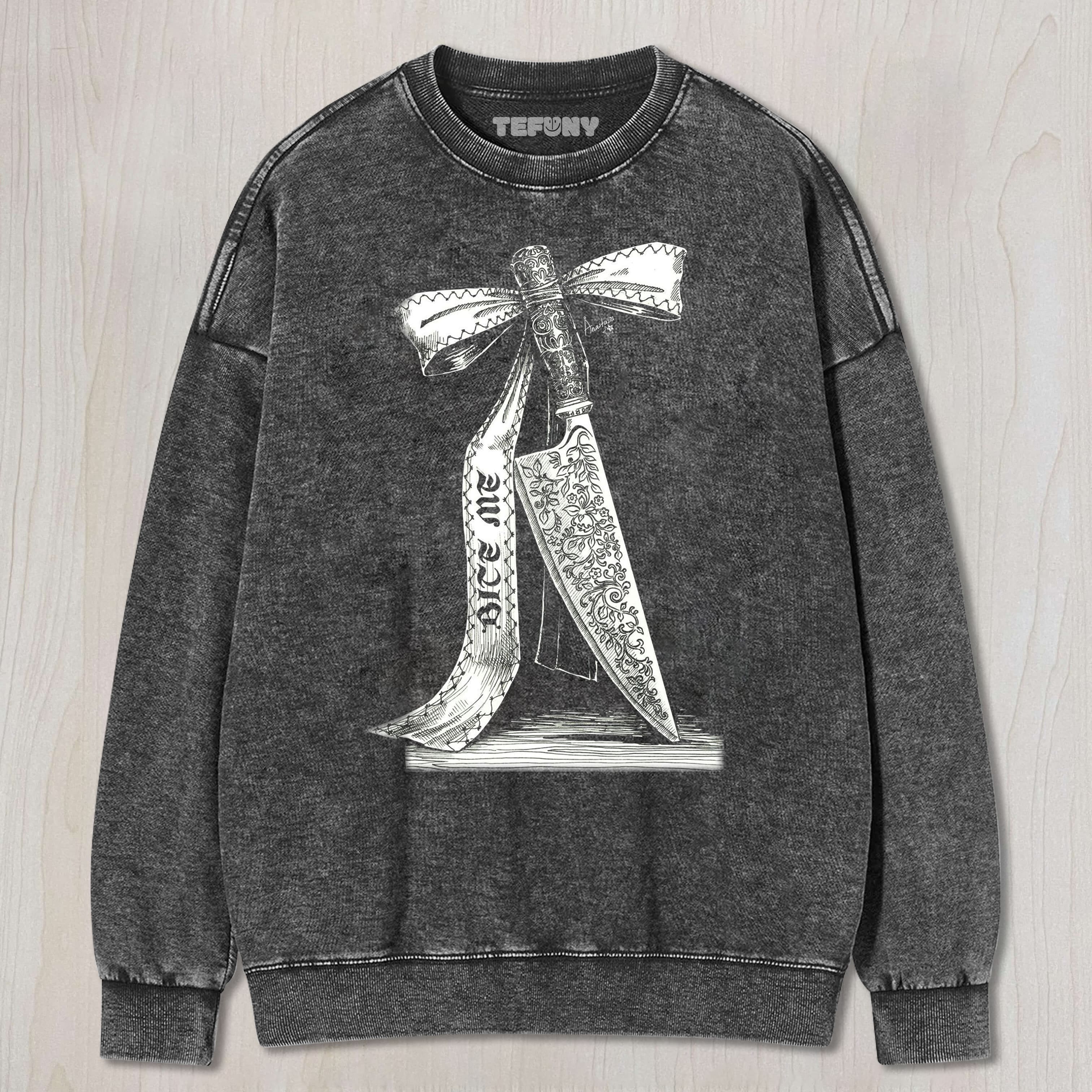 ALICE MADNESS RETURNS KNIFE UNISEX TEE, TANK TOP, LAYERED LS, SWEATSHIRT & HOODIE