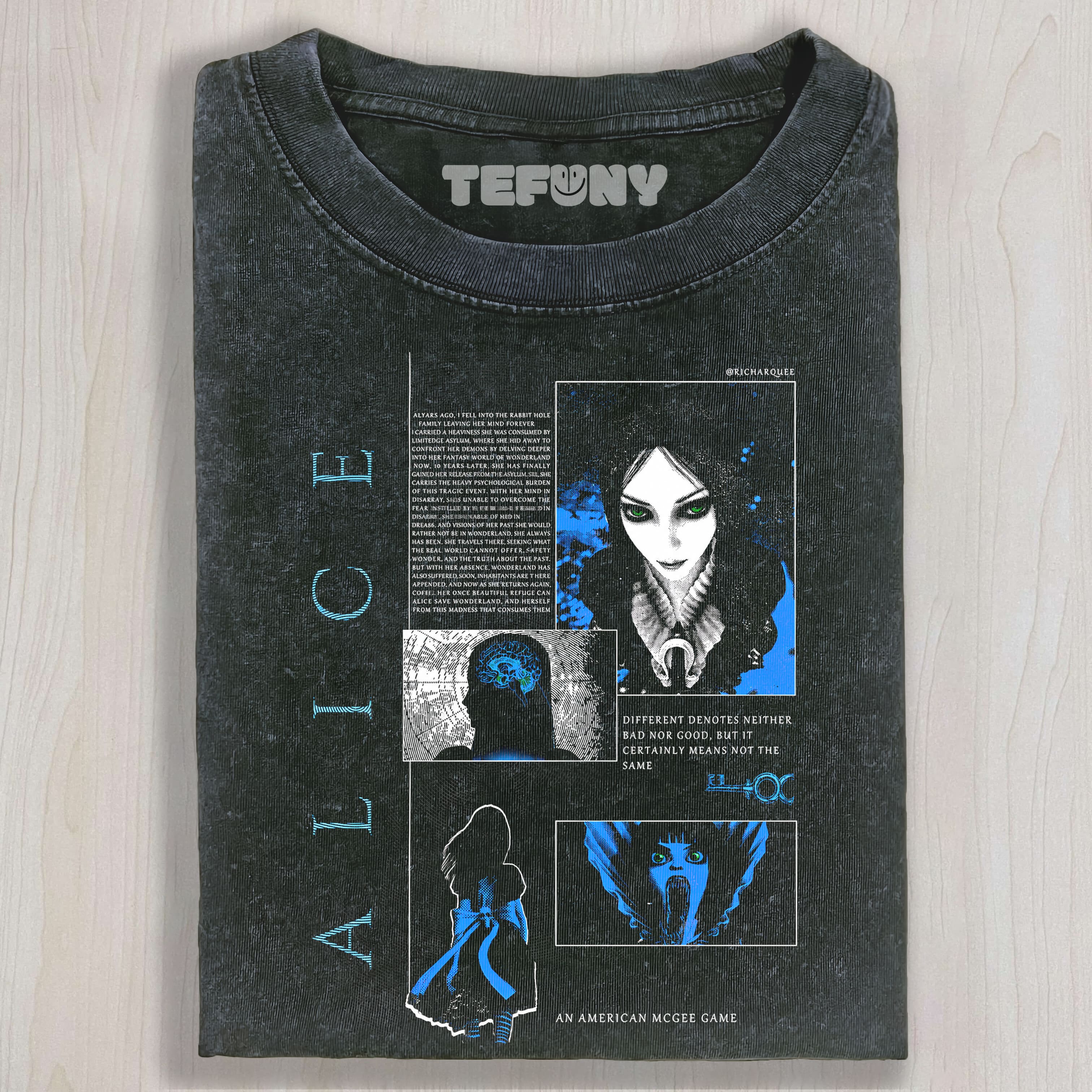 ALICE MADNESS RETURNS UNISEX TEE, TANK TOP, LAYERED LS, SWEATSHIRT & HOODIE