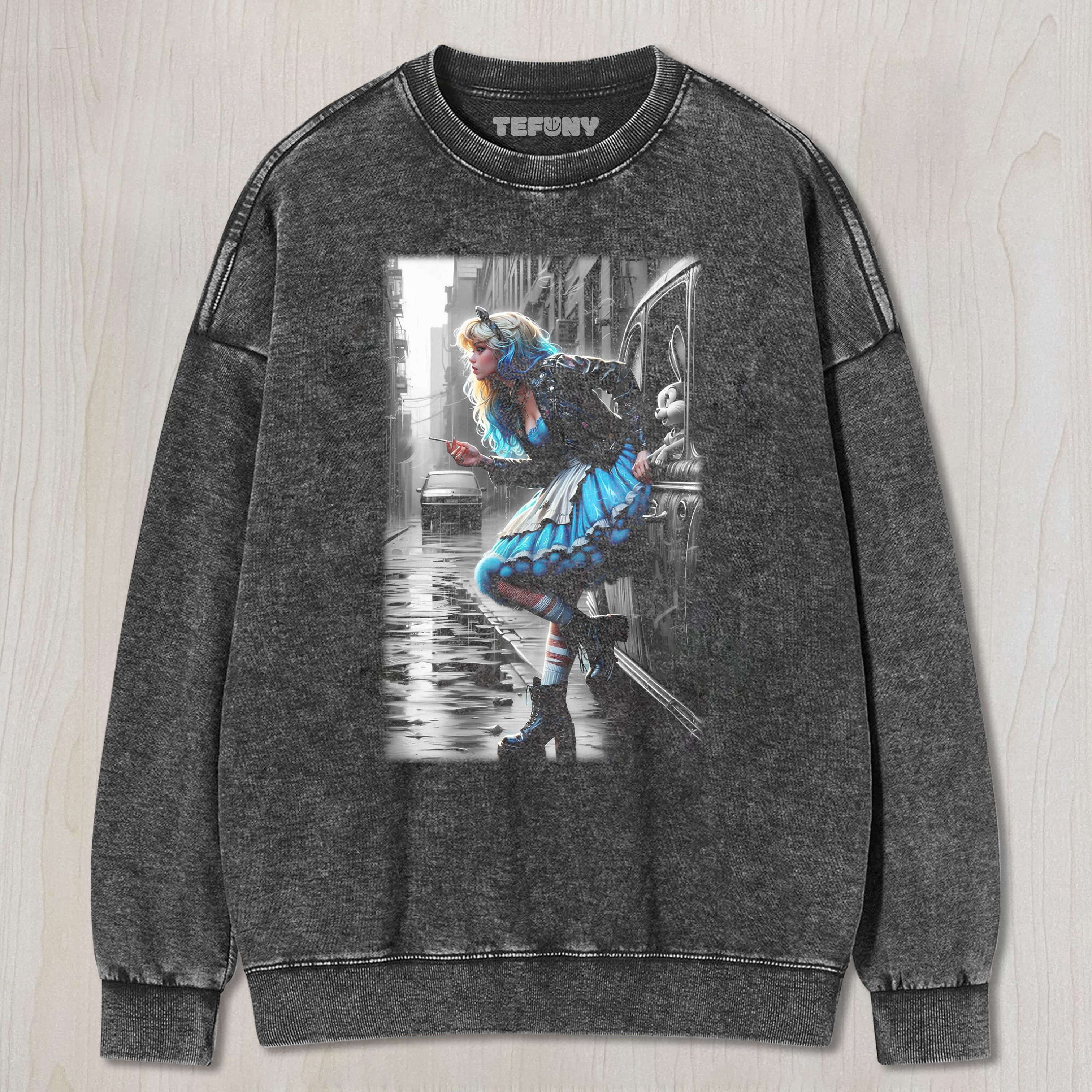 ALICE ON THE STREET UNISEX TEE, TANK TOP, LAYERED LS, SWEATSHIRT & HOODIE