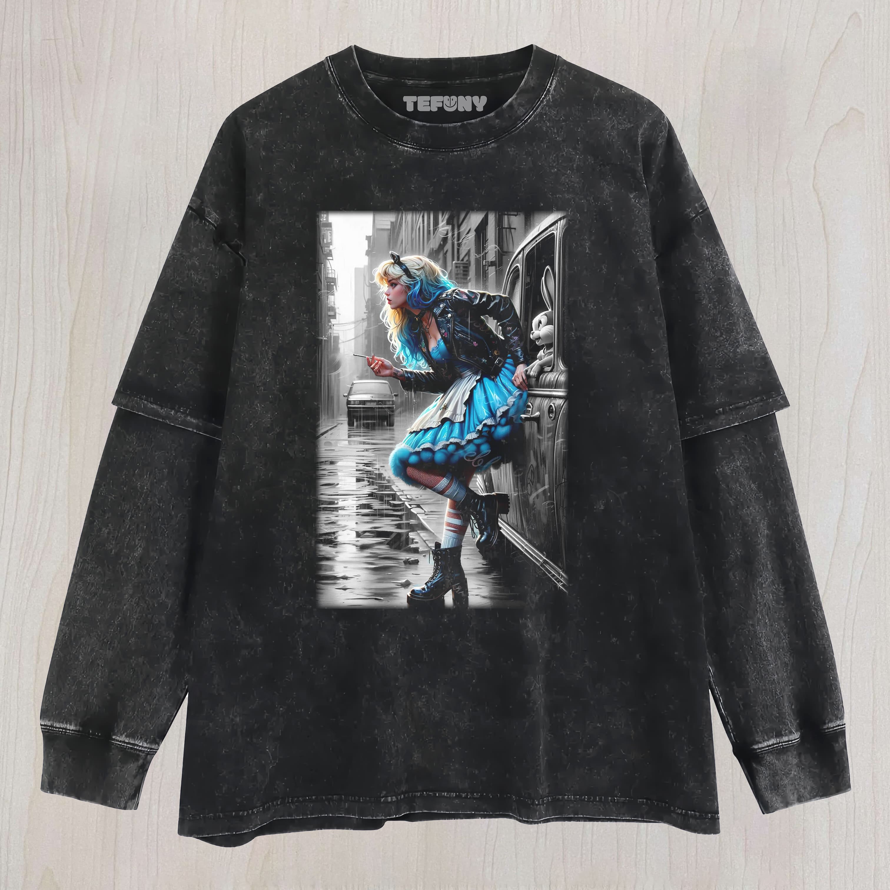 ALICE ON THE STREET UNISEX TEE, TANK TOP, LAYERED LS, SWEATSHIRT & HOODIE