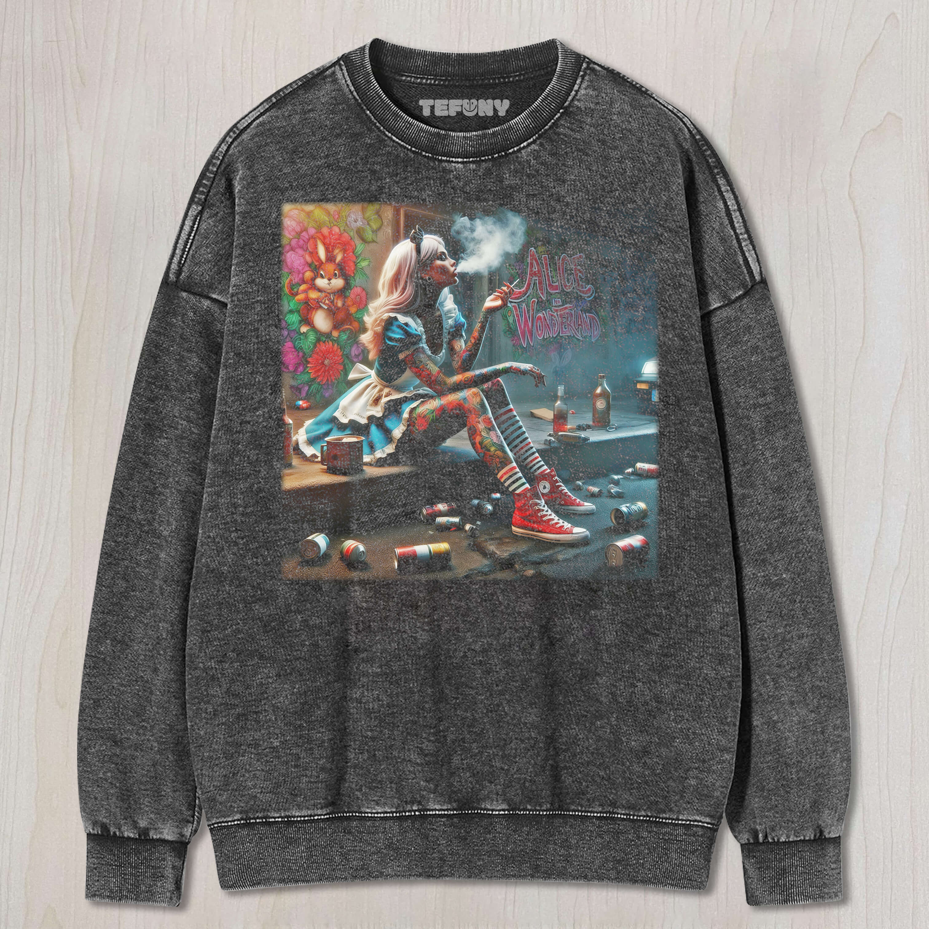 ALICE SMOKES TEE & SWEAT & HOOD