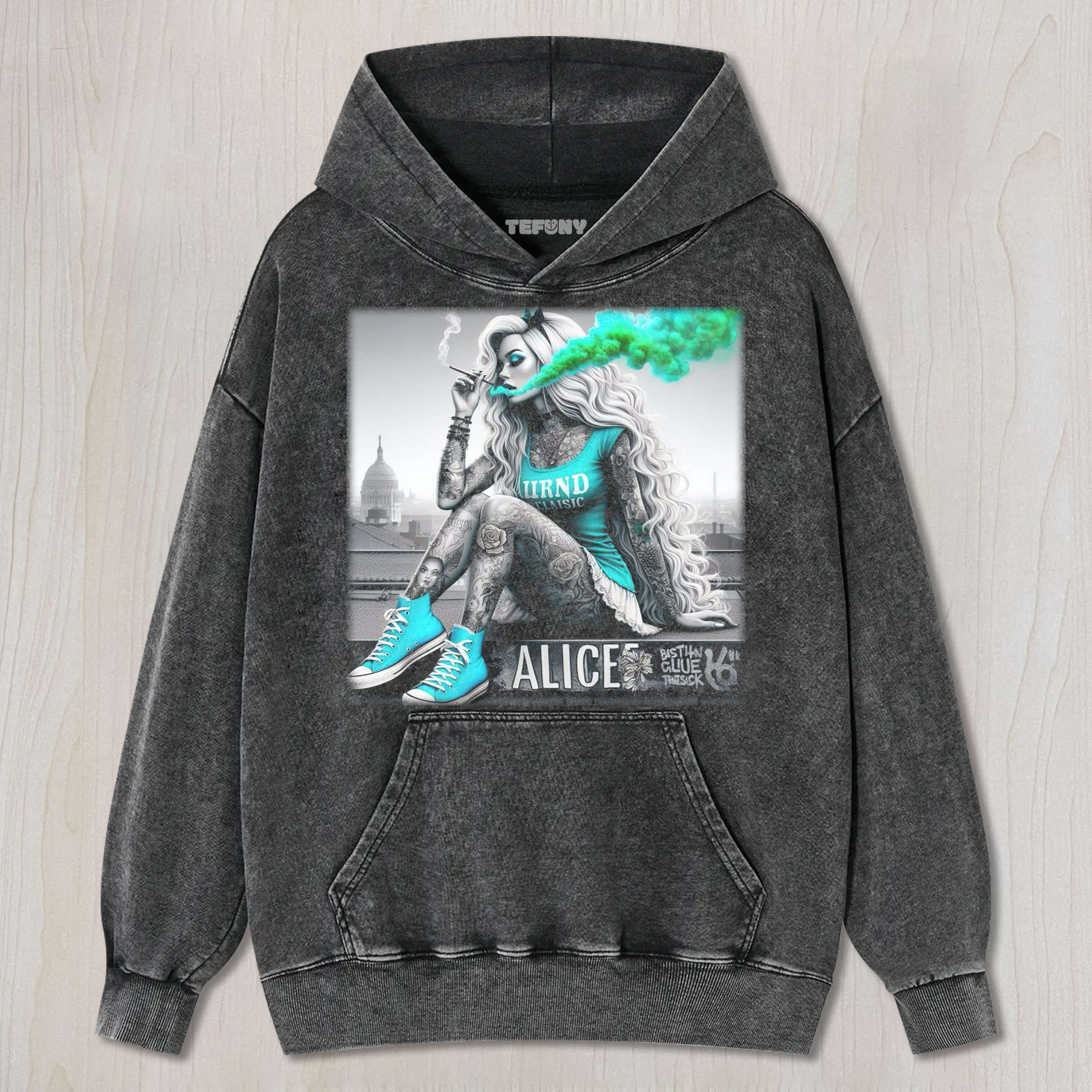 ALICE SMOKES V2 TEE & SWEAT & HOOD