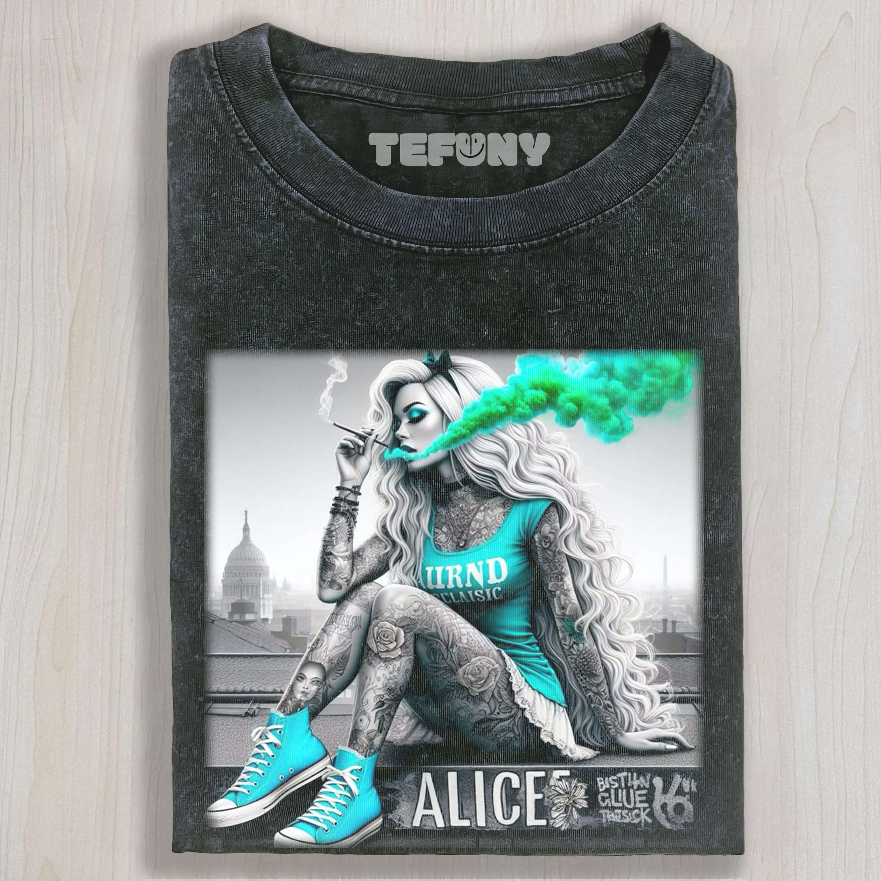 ALICE SMOKES V2 TEE & SWEAT & HOOD