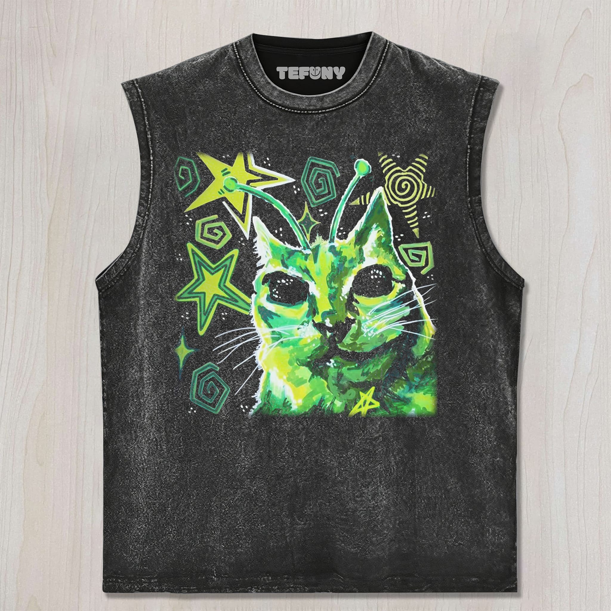 ALIEN CAT UNISEX TEE, TANK TOP, LAYERED LS, SWEATSHIRT & HOODIE