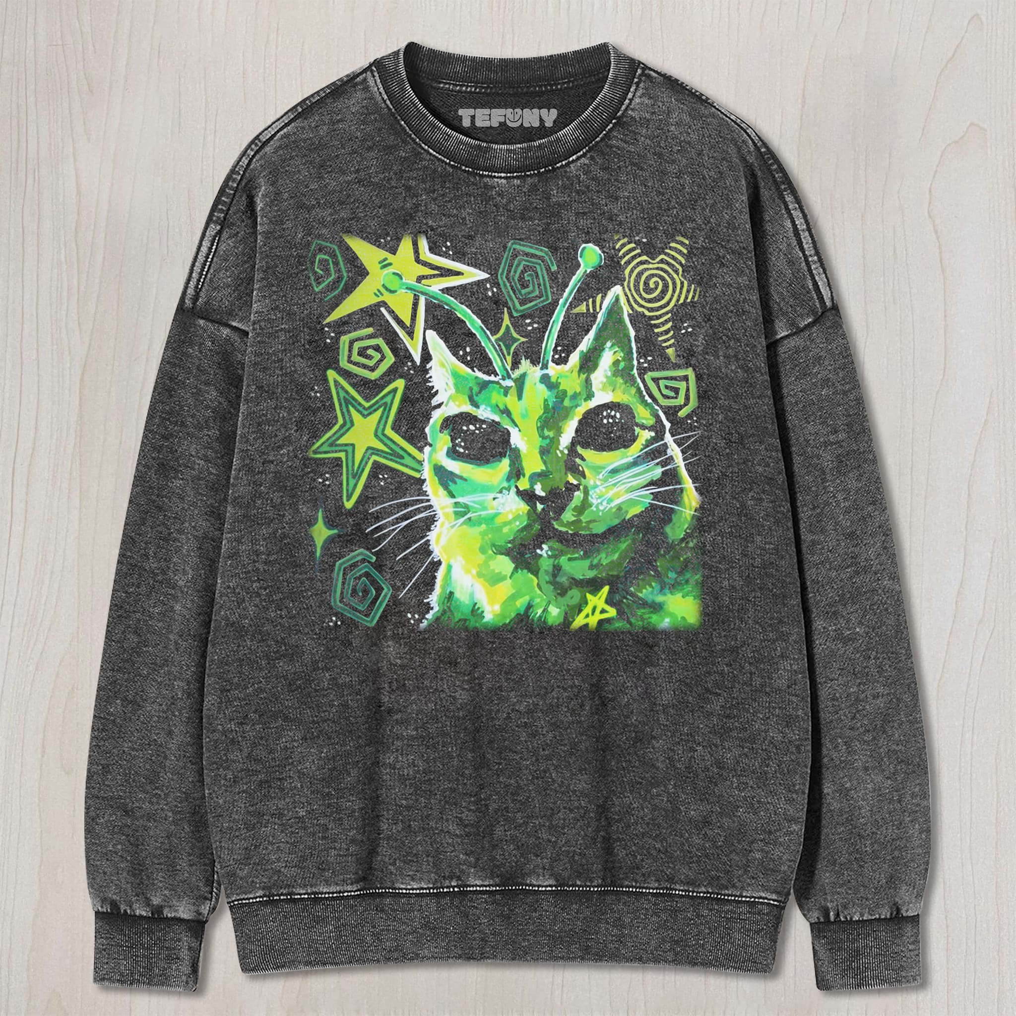 ALIEN CAT UNISEX TEE, TANK TOP, LAYERED LS, SWEATSHIRT & HOODIE