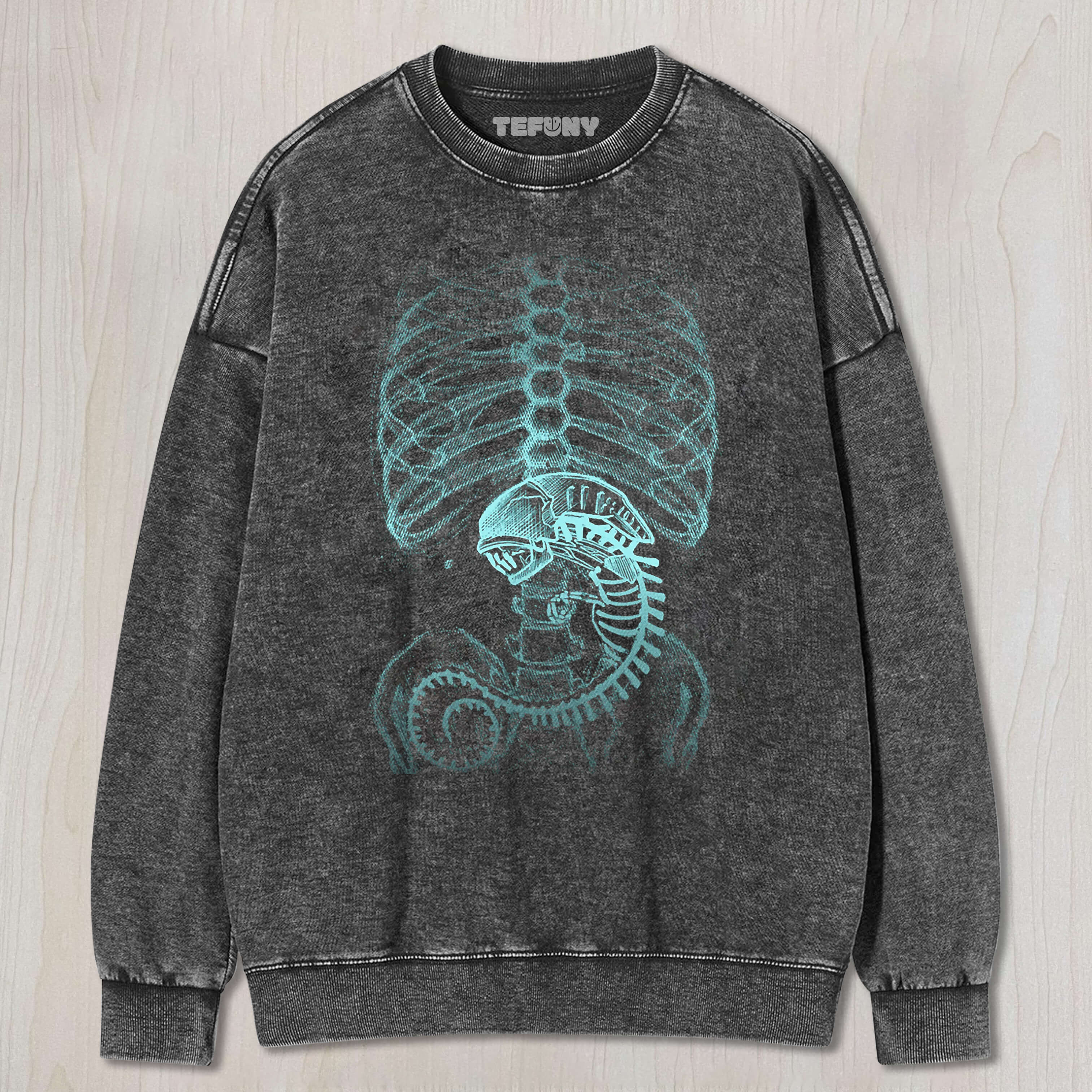 ALIEN SKELETON TEE & SWEAT & HOOD
