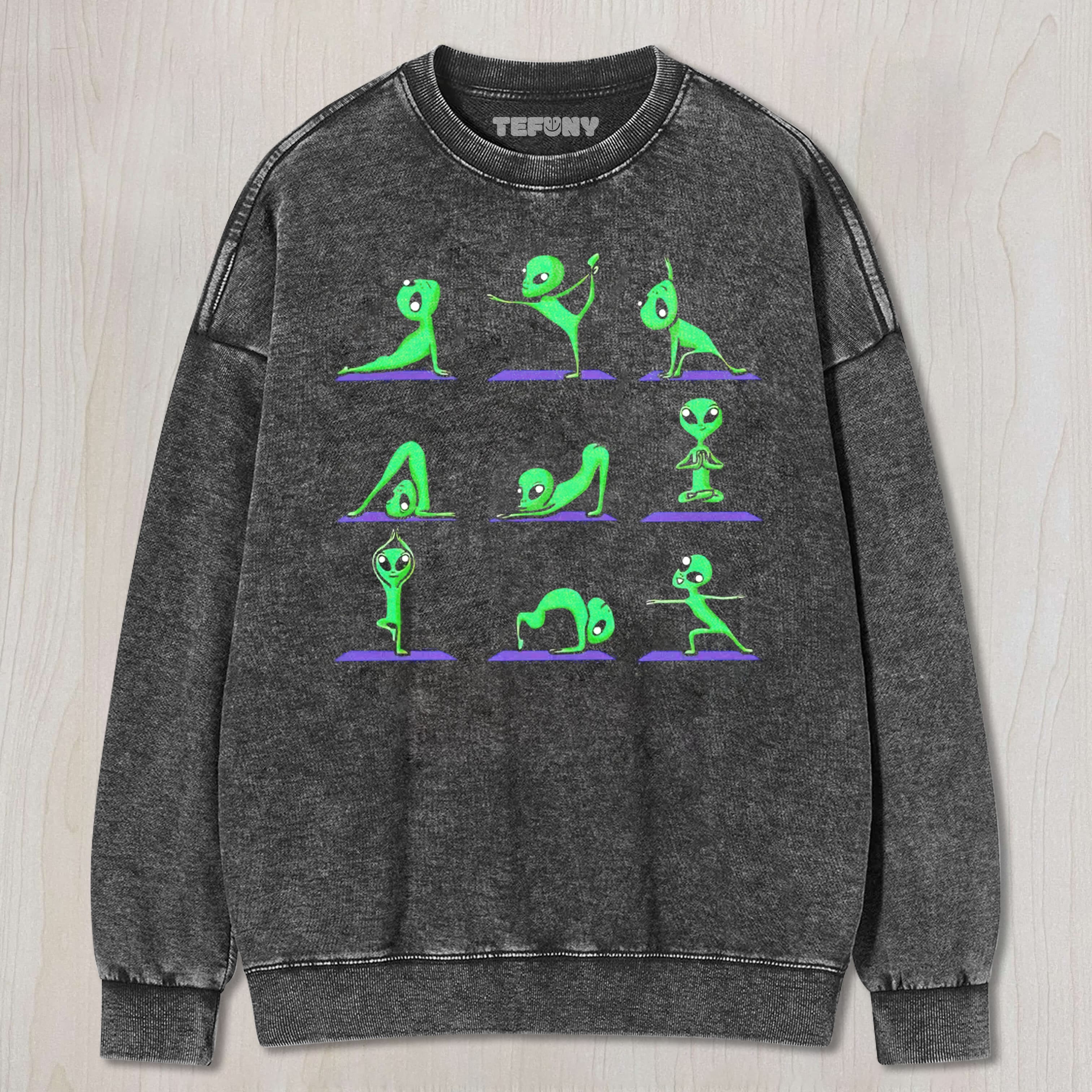 ALIEN YOGA FLOW TEE & SWEAT & HOOD