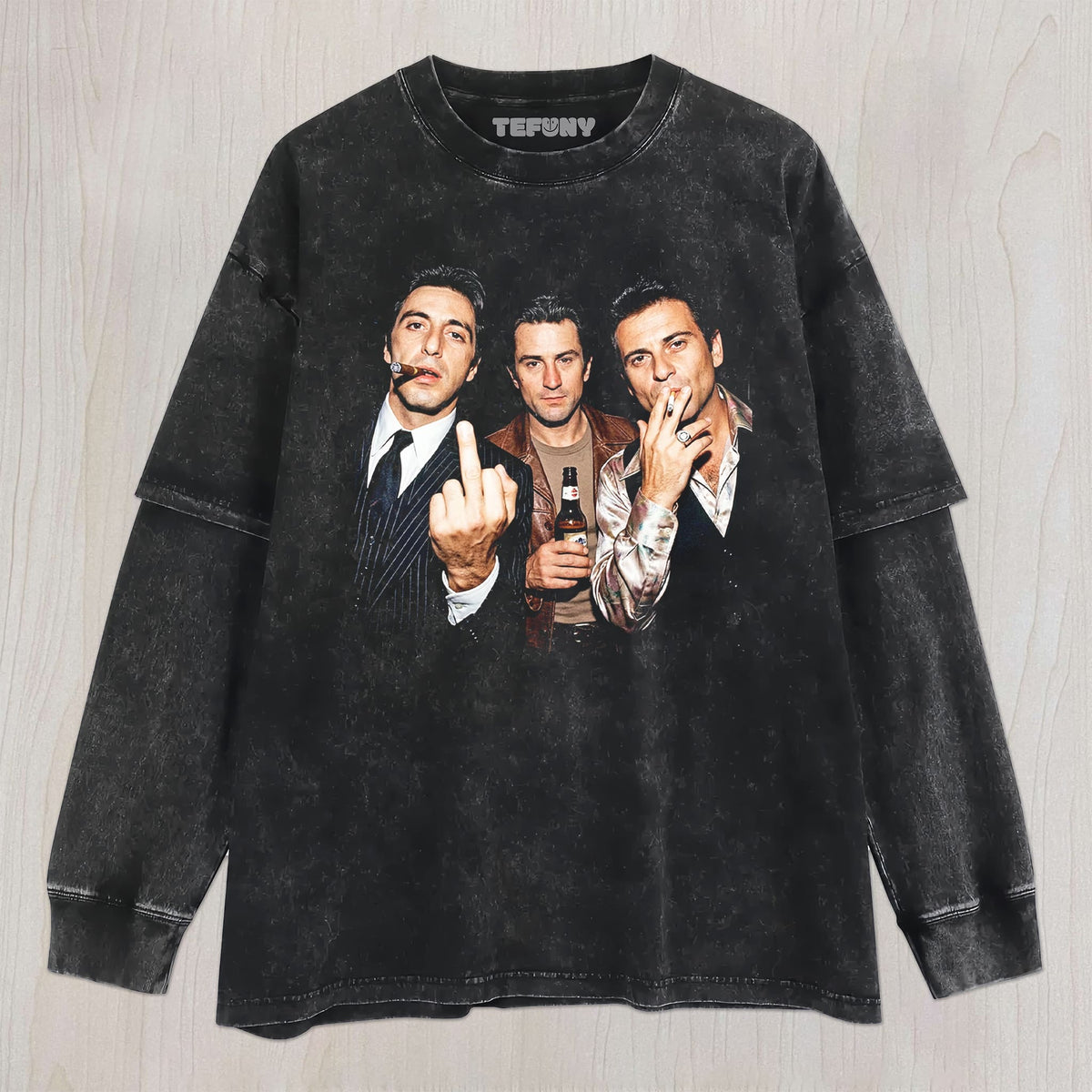 AL PACINO & ROBERT DE NIRO & JOE PESCI TEE UNISEX TEE, TANK TOP, LAYERED LS, SWEATSHIRT & HOODIE
