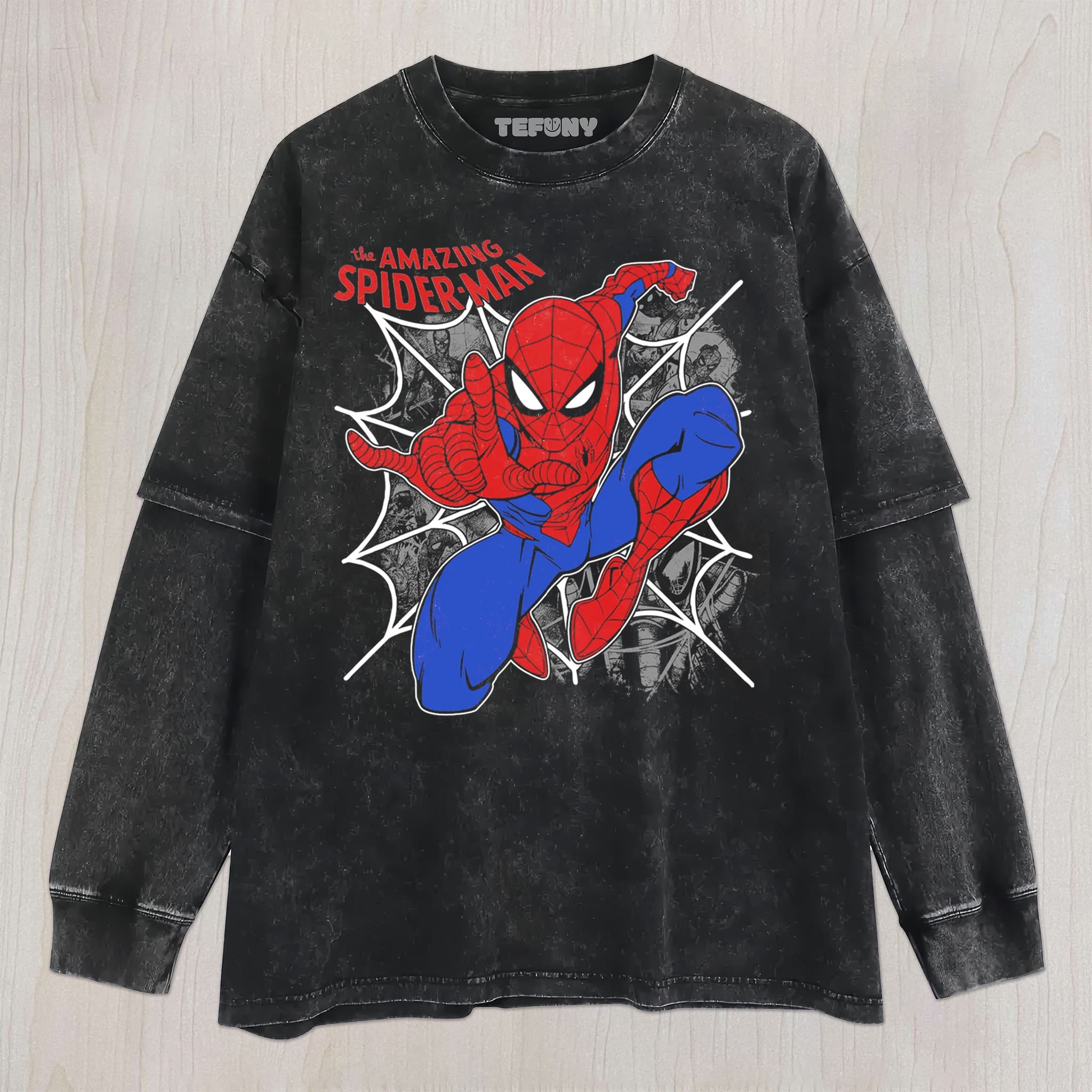 AMAZING SPIDERMAN UNISEX TEE, TANK TOP, LAYERED LS, SWEATSHIRT & HOODIE