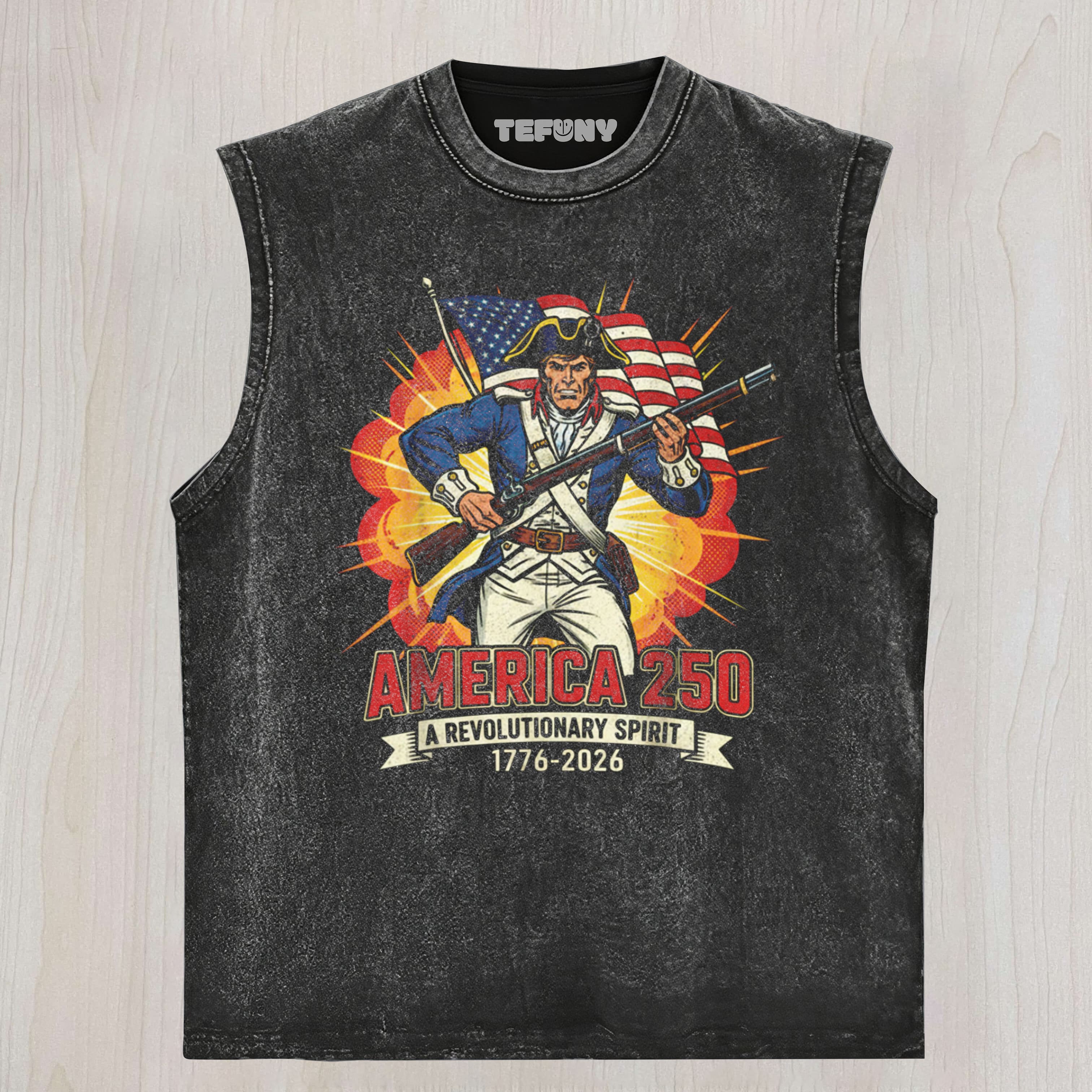 AMERICA 250 UNISEX TEE, TANK TOP, LAYERED LS, SWEATSHIRT & HOODIE