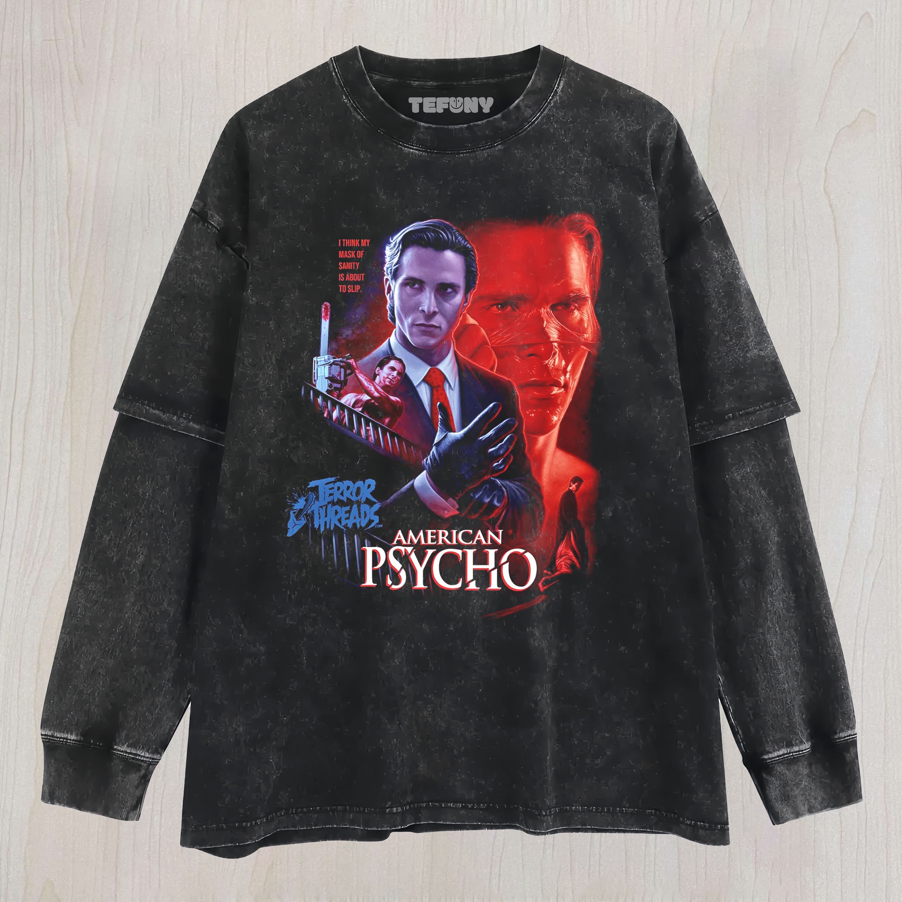 AMERICAN PSYCHO DE LAYERED LONG SLEEVE