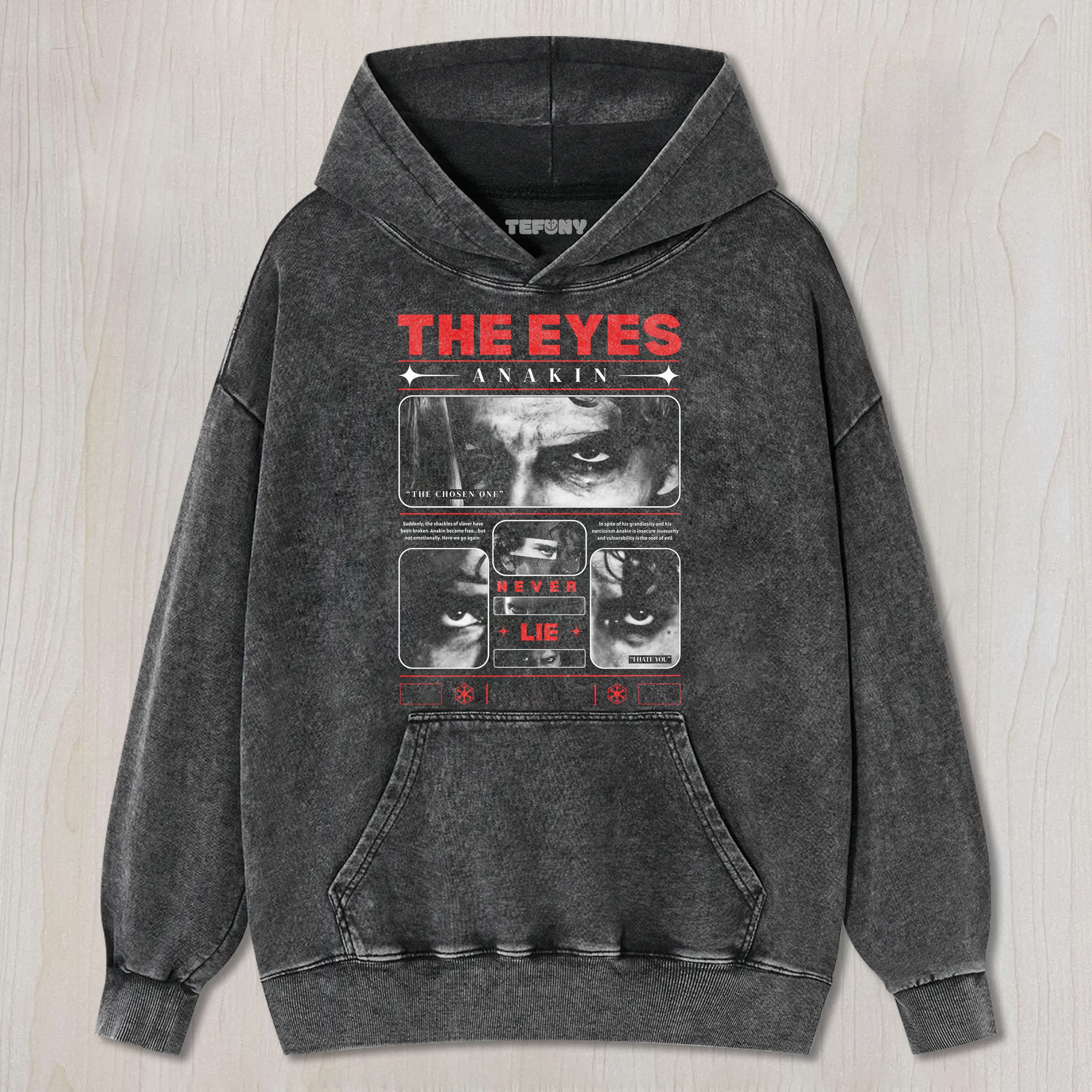 ANAKIN SKYWALKER EYES NEVER LIE TEE & SWEAT & HOOD