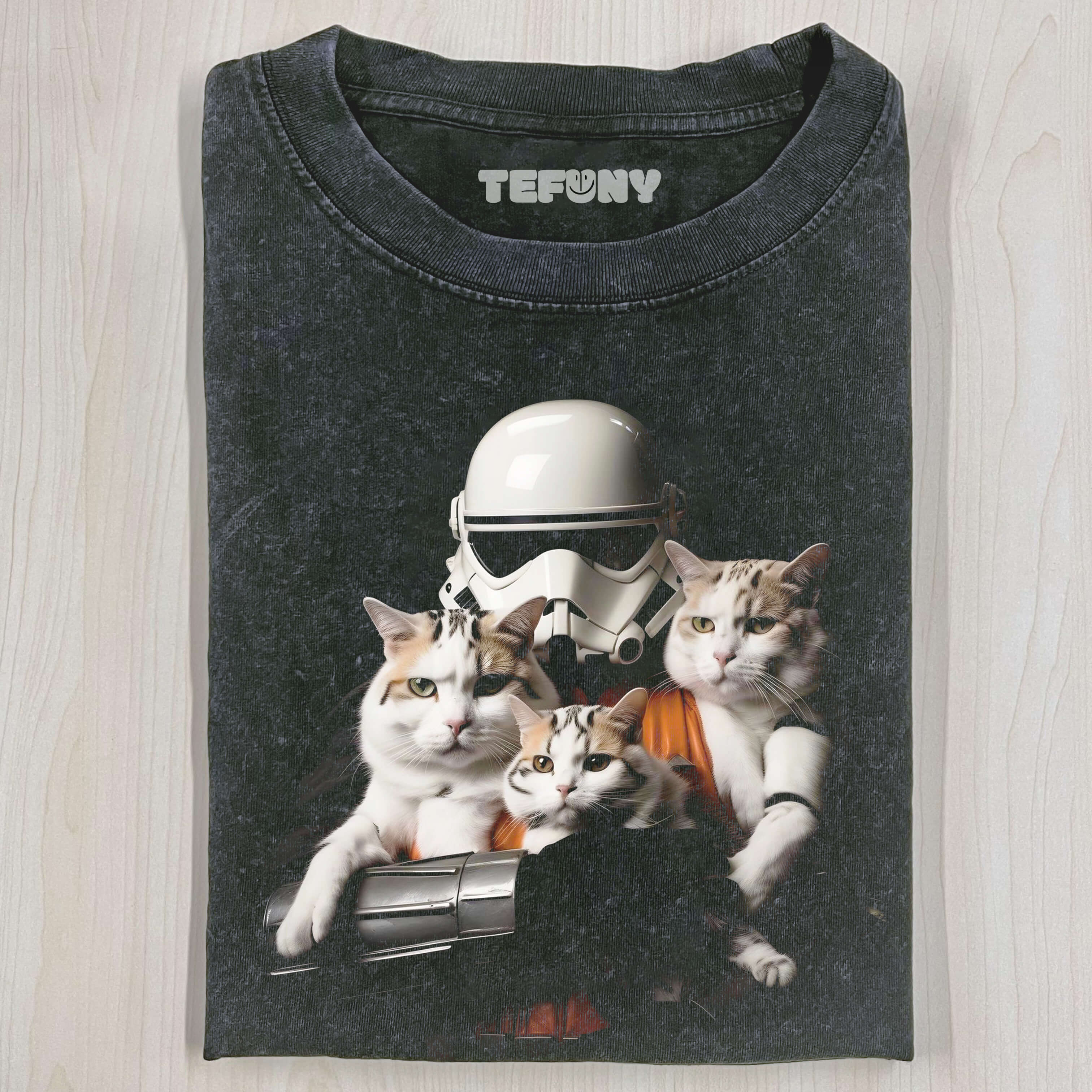 ANAKIN SKYWALKER HOLDING A CAT T-SHIRT V1