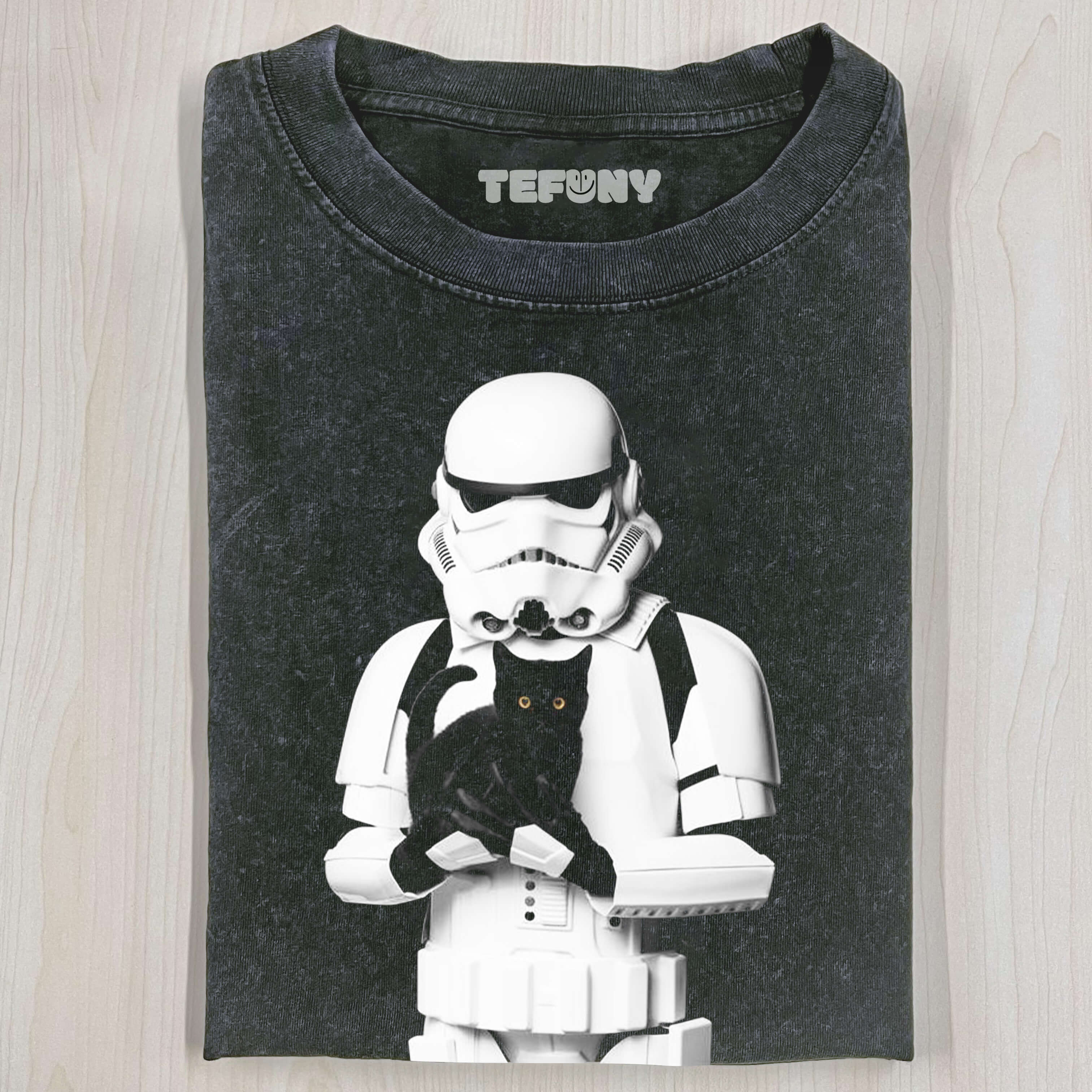 ANAKIN SKYWALKER HOLDING A CAT T-SHIRT V2