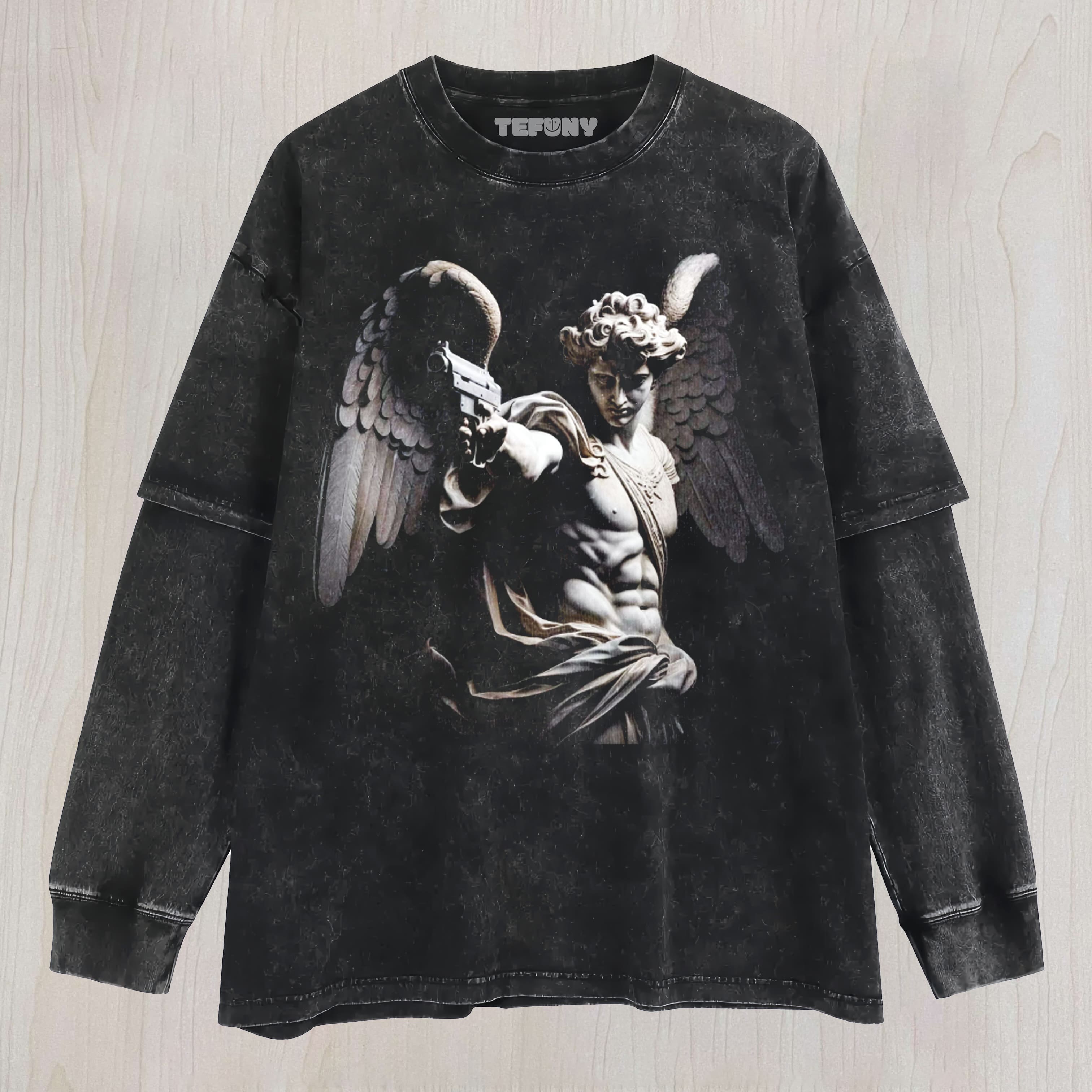 ANGEL MARKSMAN UNISEX TEE, TANK TOP, LAYERED LS, SWEATSHIRT & HOODIE
