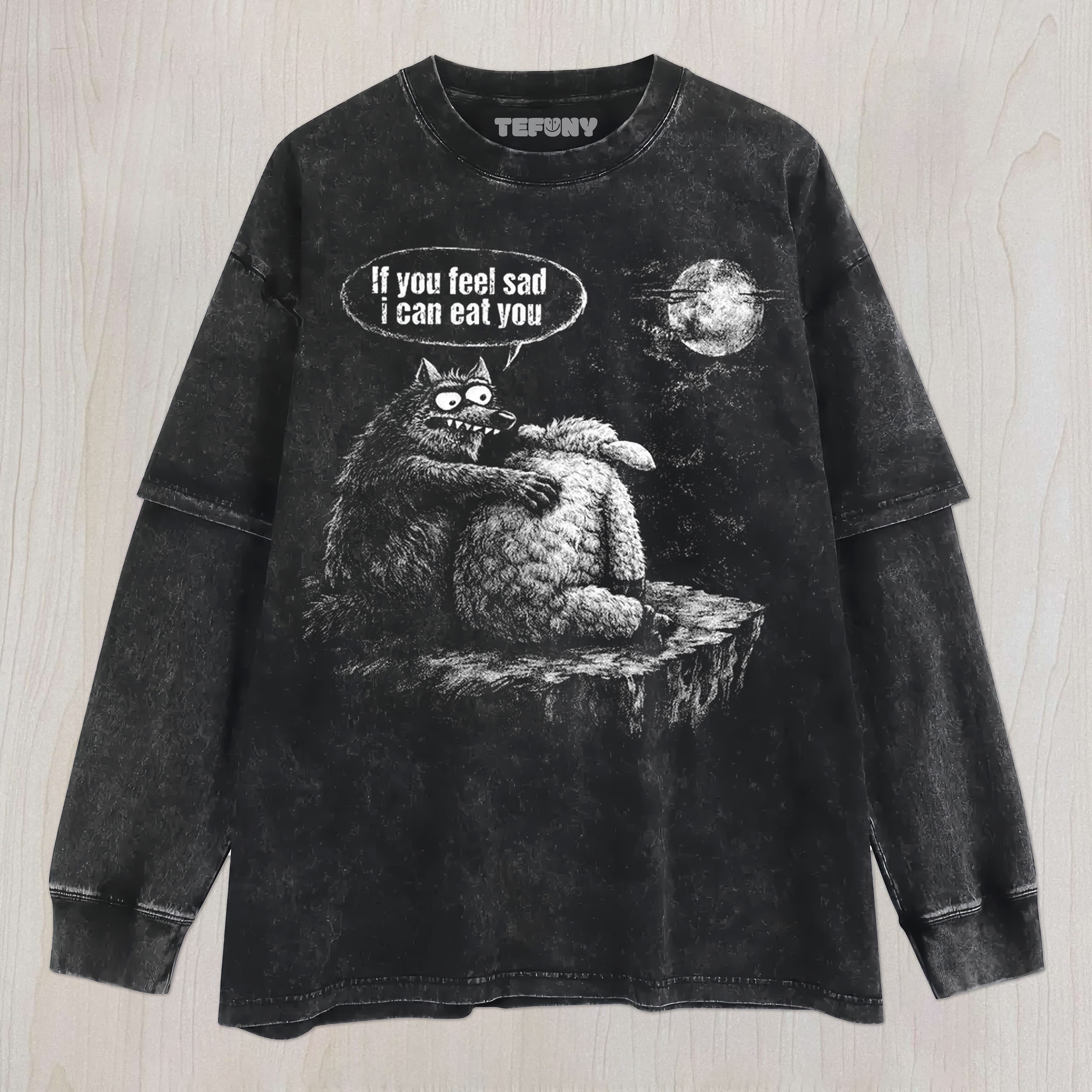 ANIMAL WOLF SHEEP UNISEX TEE, TANK TOP, LAYERED LS, SWEATSHIRT & HOODIE