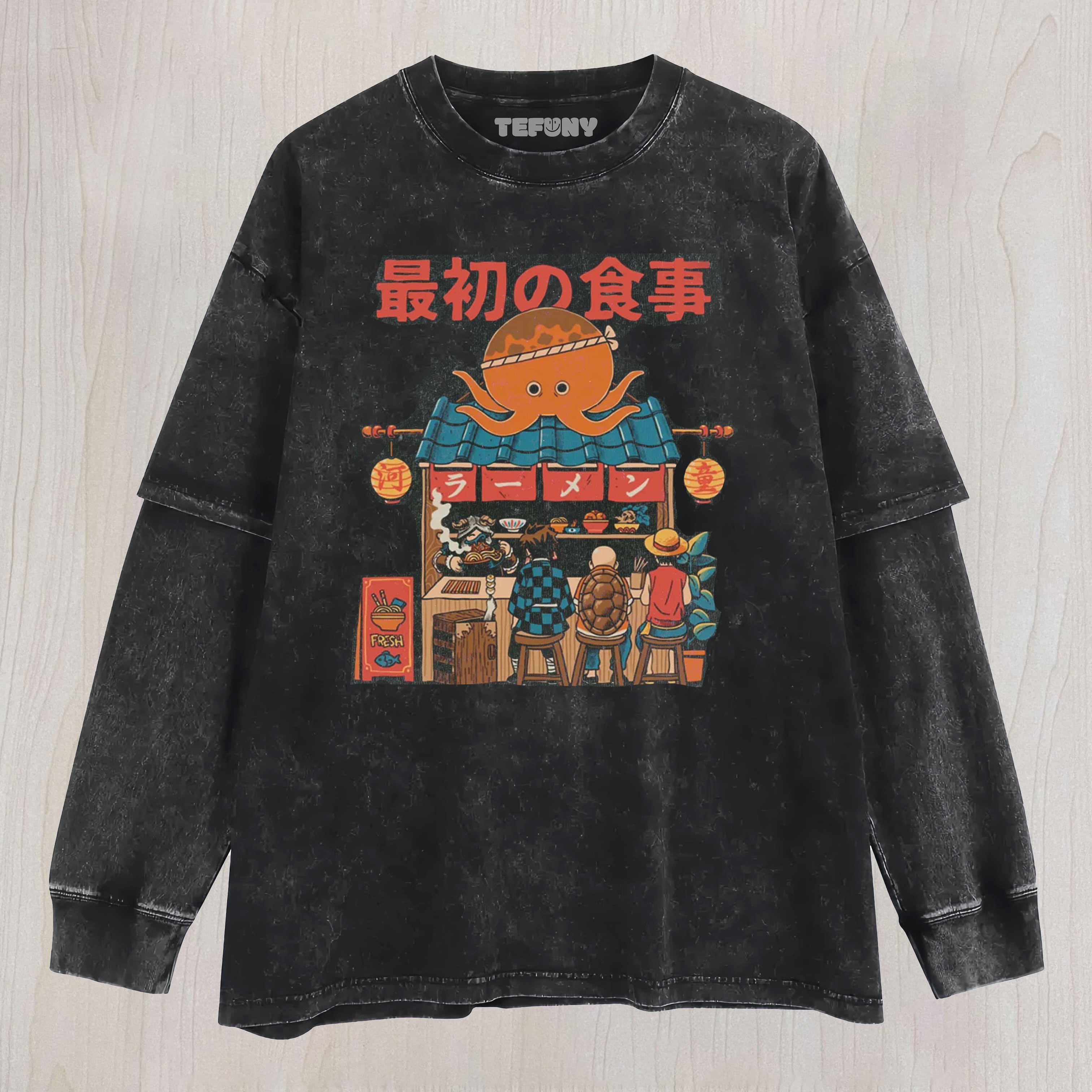 ANIME RAMEN HOUSE LAYERED LONG SLEEVE