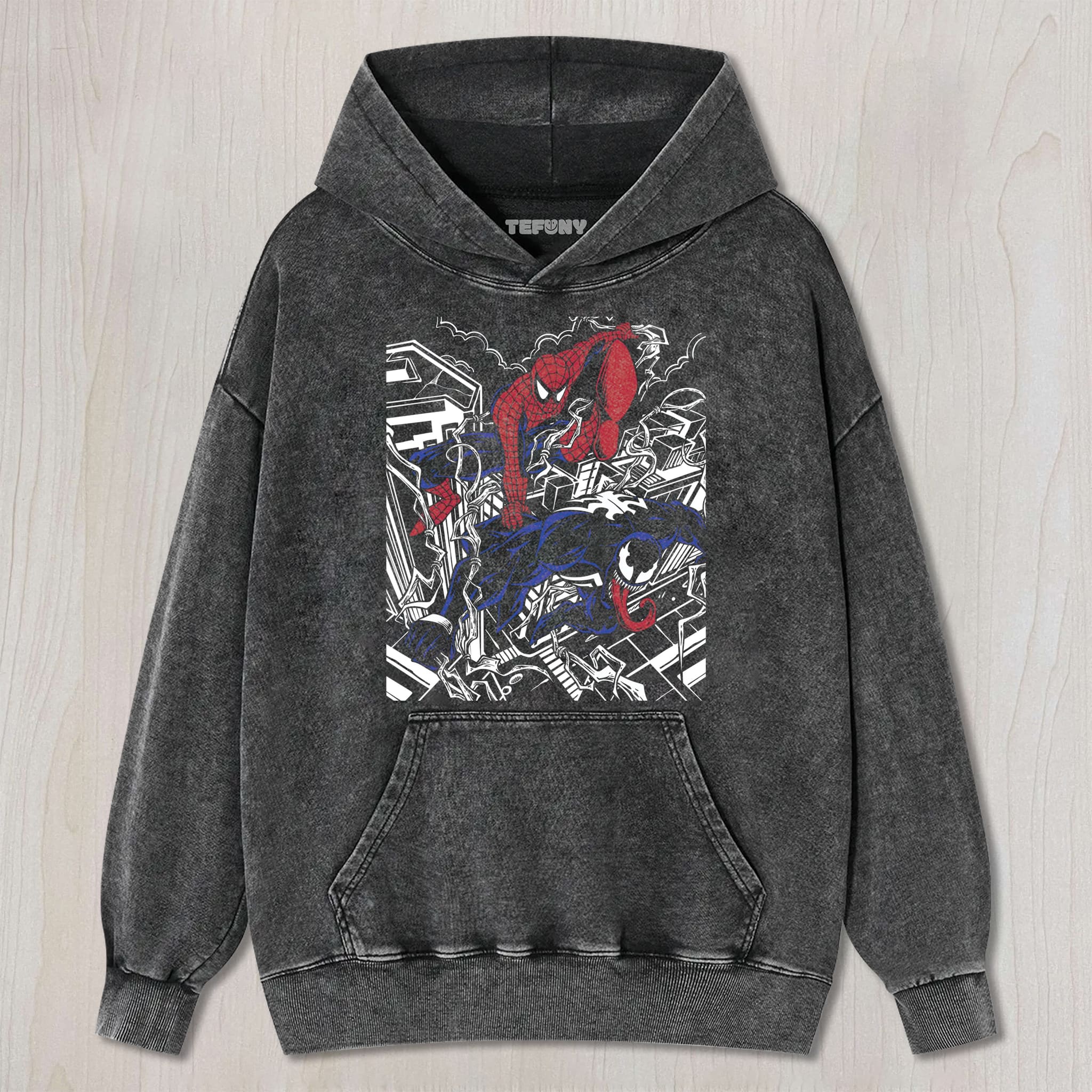 AOP SPIDERMAN VENOM UNISEX TEE, TANK TOP, LAYERED LS, SWEATSHIRT & HOODIE