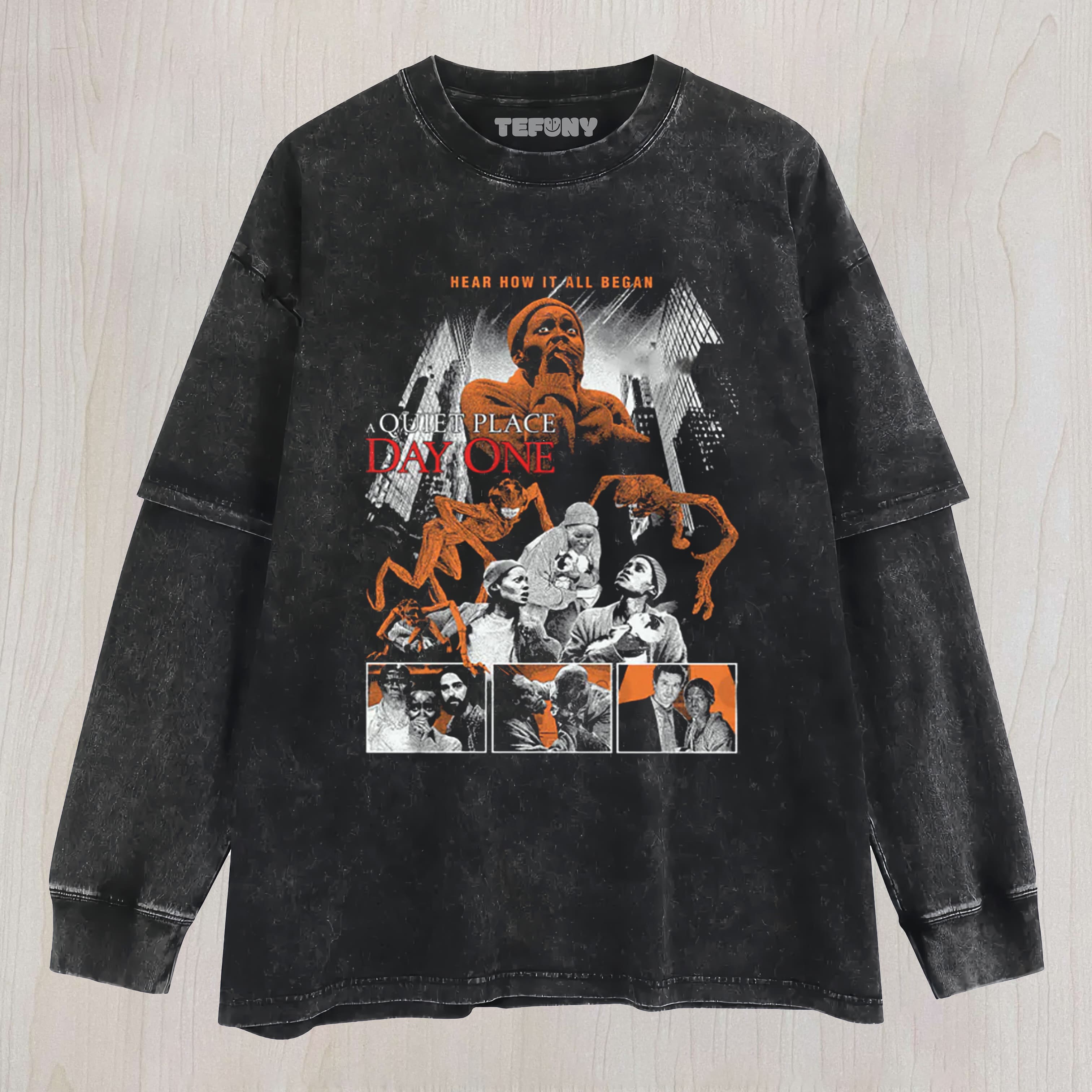 A QUIET PLACE DAY ONE UNISEX TEE, TANK TOP, LAYERED LS, SWEATSHIRT & HOODIE