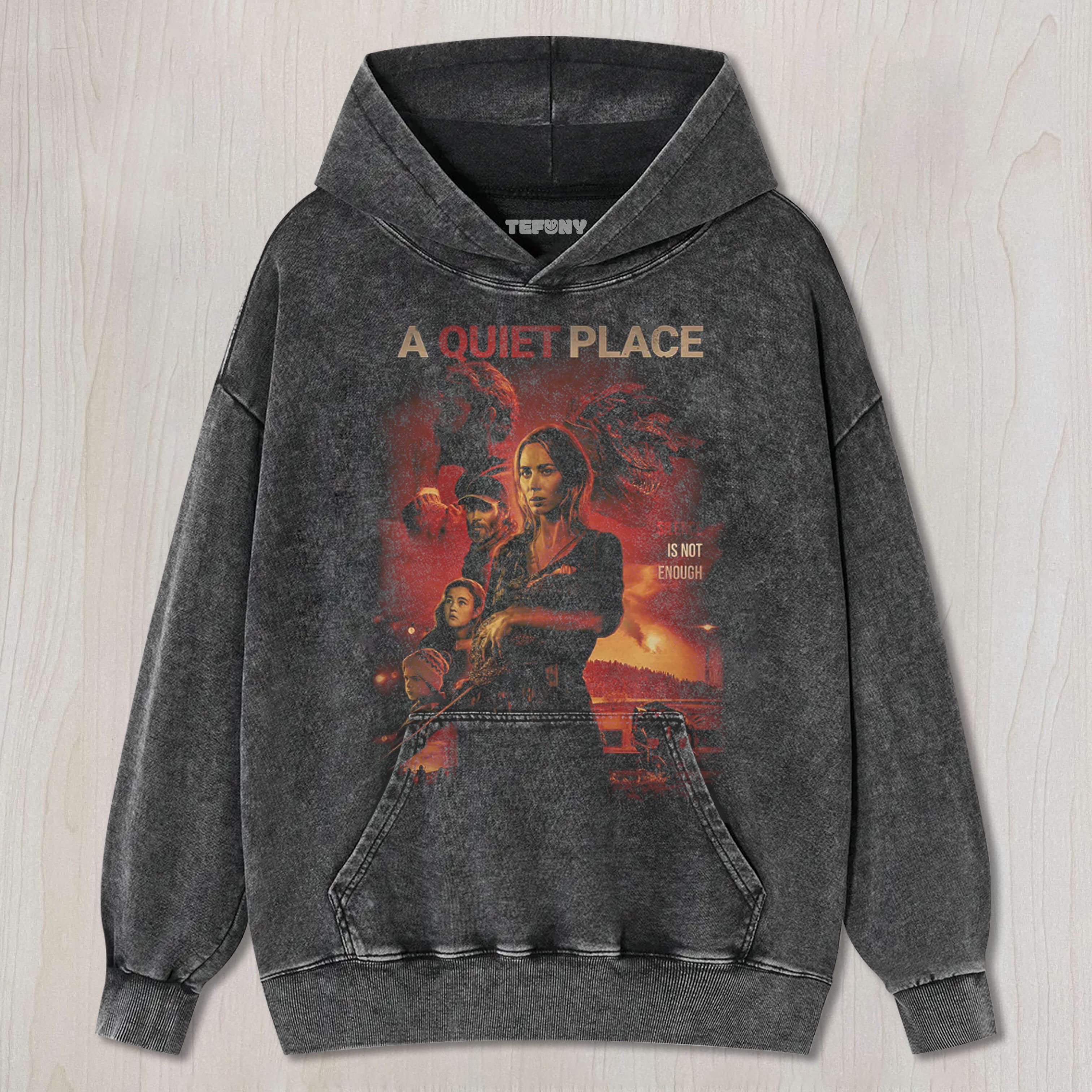 A QUIET PLACE NOT ENOUGH UNISEX TEE, TANK TOP, LAYERED LS, SWEATSHIRT & HOODIE