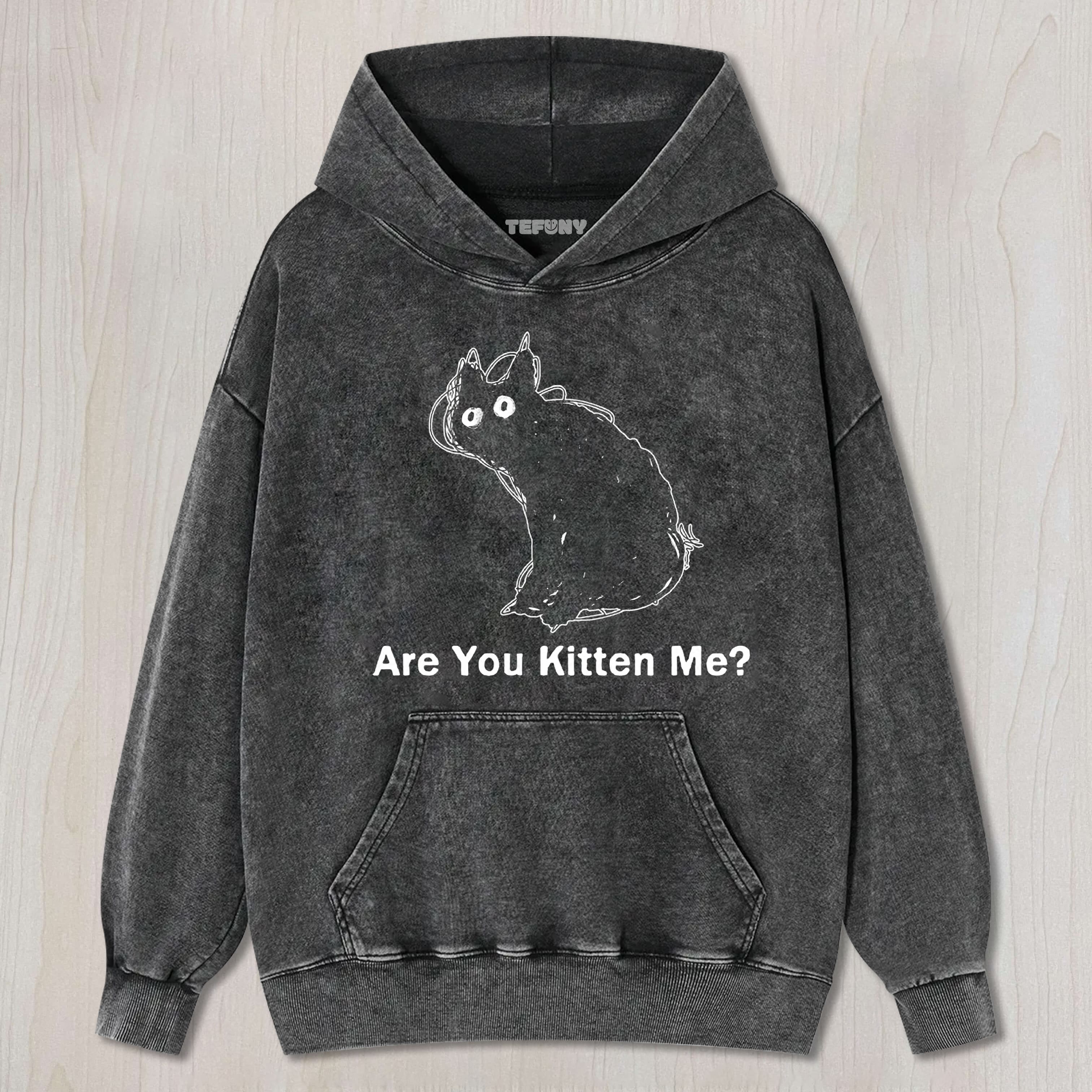 ARE YOU KITTEN ME CAT MEME UNISEX TEE, TANK TOP, LAYERED LS, SWEATSHIRT & HOODIE