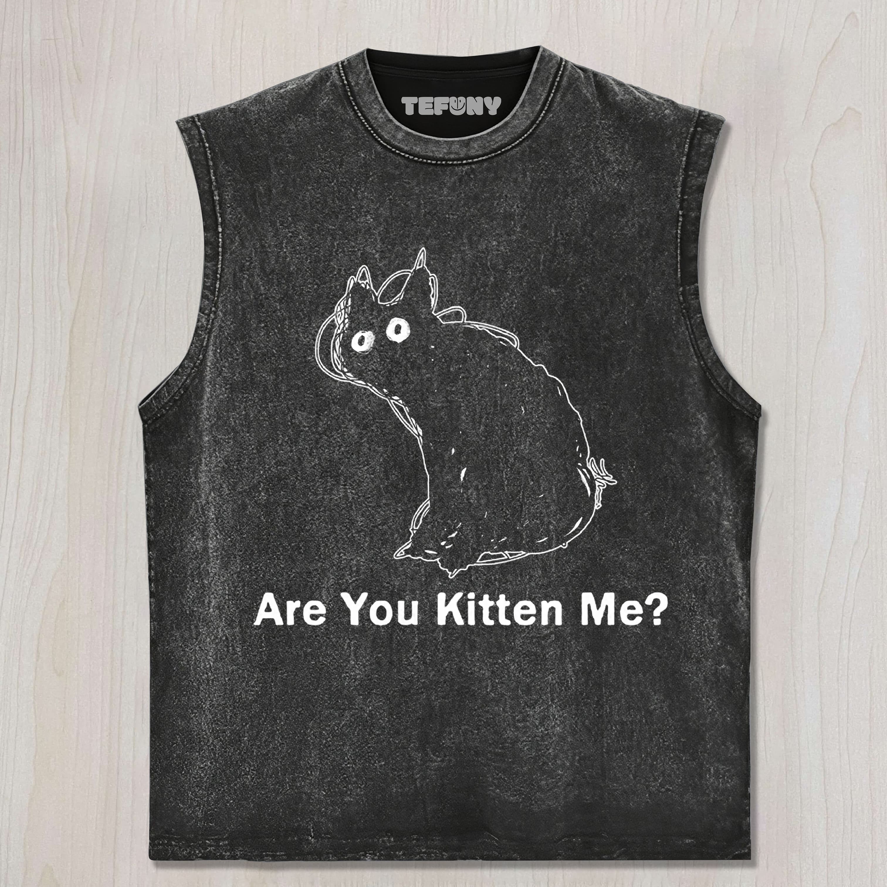 ARE YOU KITTEN ME CAT MEME UNISEX TEE, TANK TOP, LAYERED LS, SWEATSHIRT & HOODIE