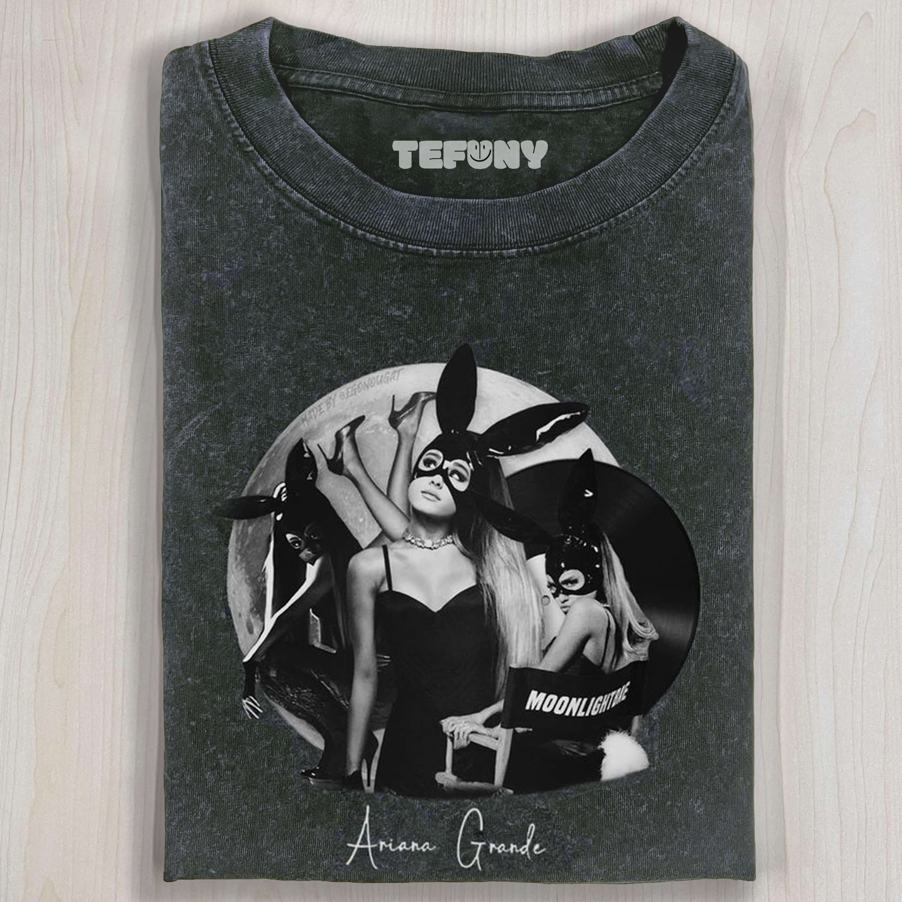 ARIANA GRANDE'S BUNNY - EARED DREAMY THEME T-SHIRT
