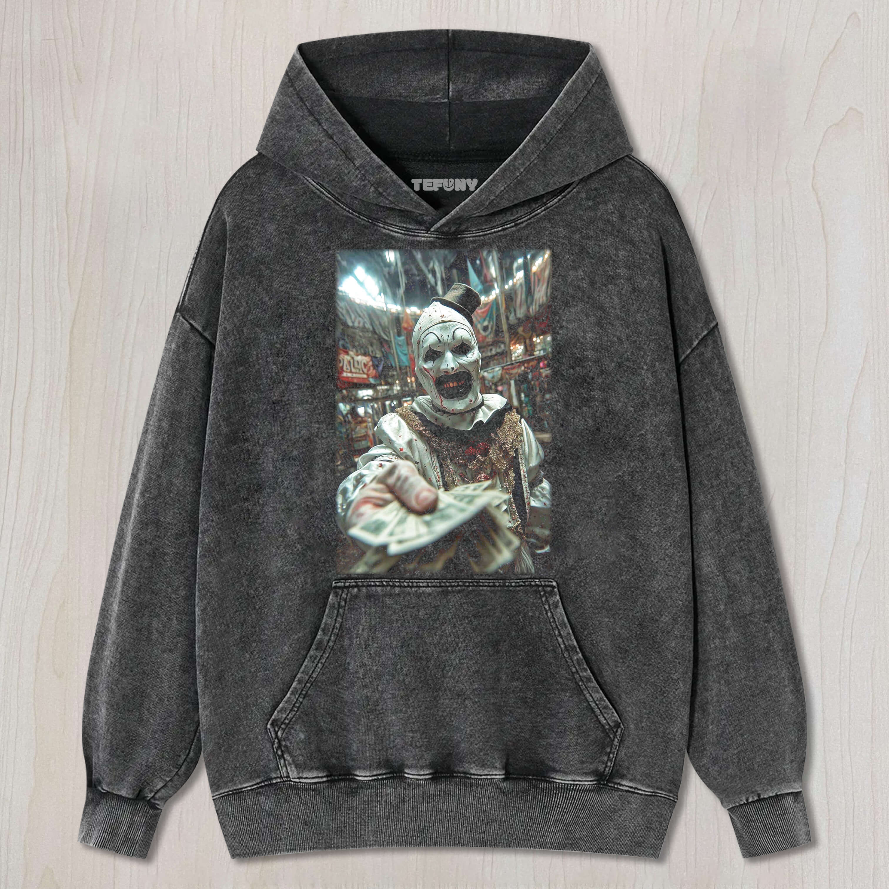 ART THE CLOWN GIVES YOU TICKETS TEE & SWEAT & HOOD