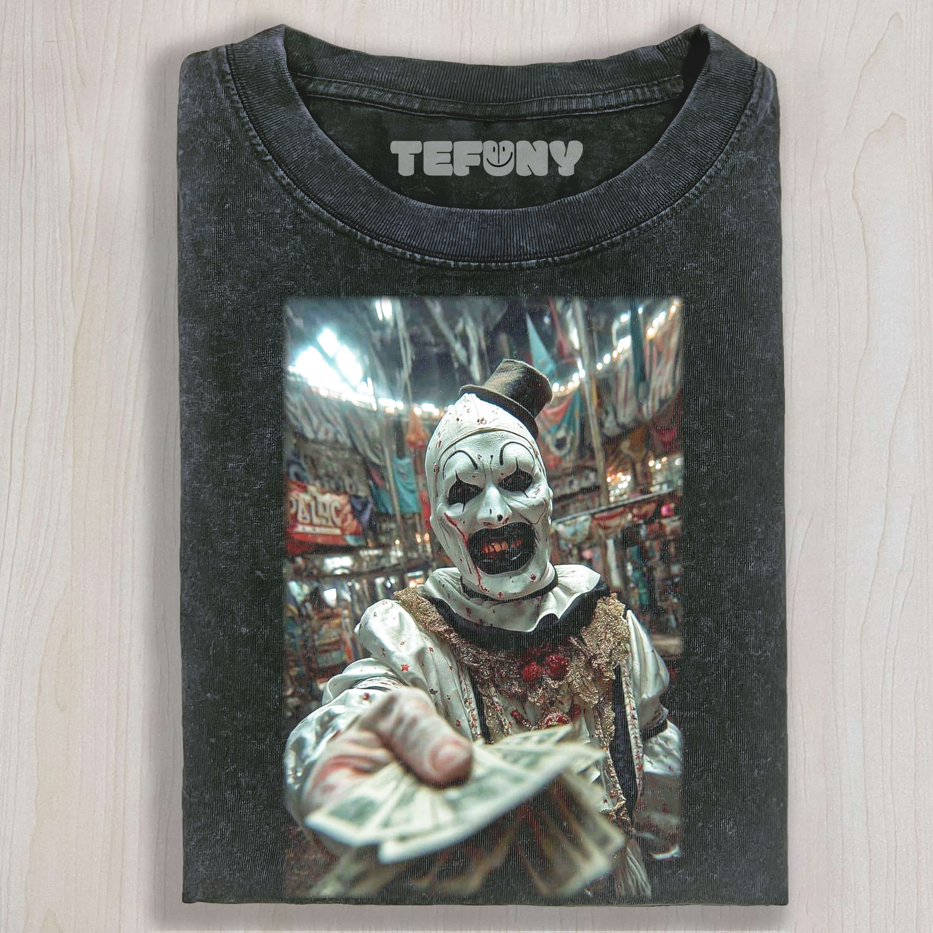 ART THE CLOWN GIVES YOU TICKETS TEE & SWEAT & HOOD