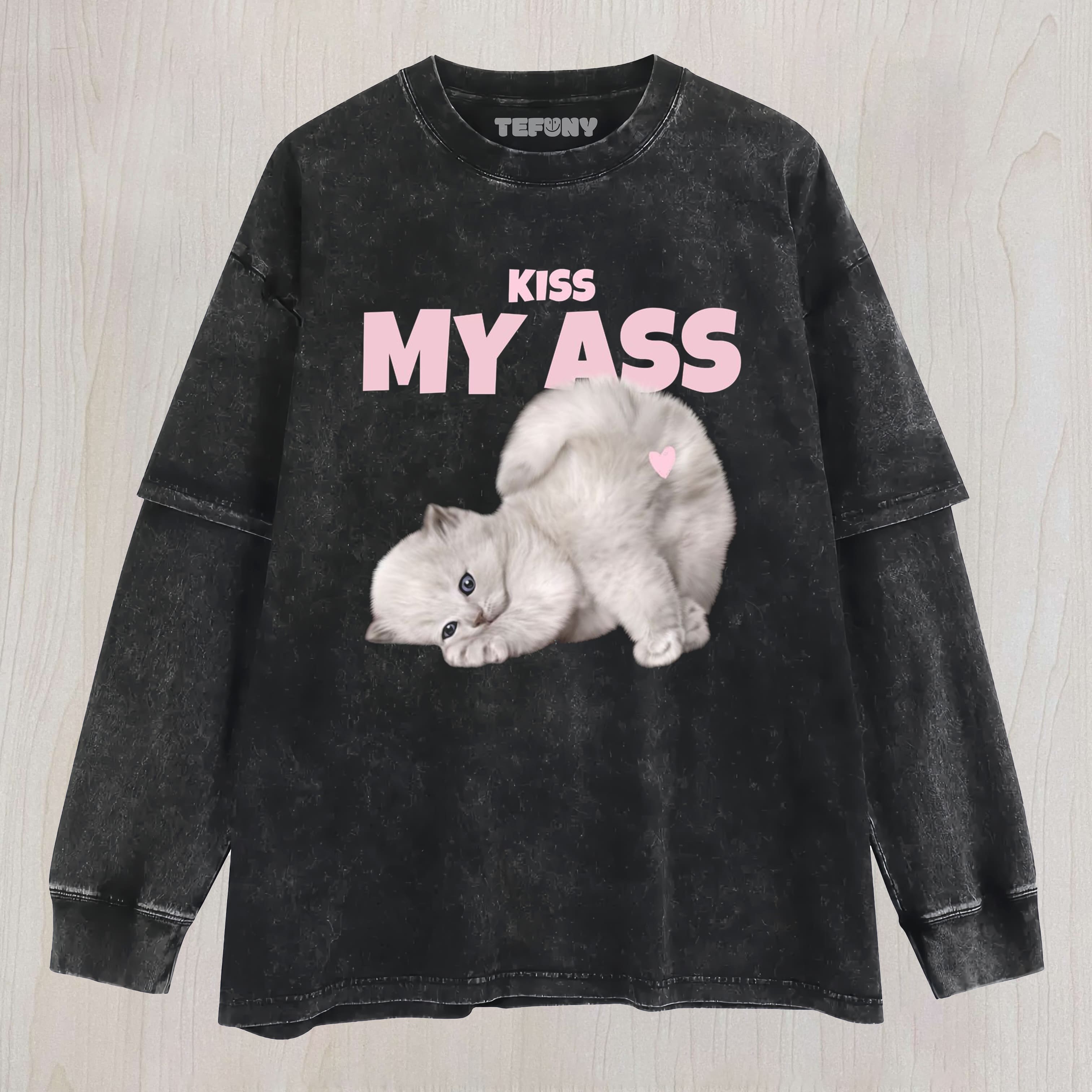 ASS CAT UNISEX TEE, TANK TOP, LAYERED LS, SWEATSHIRT & HOODIE