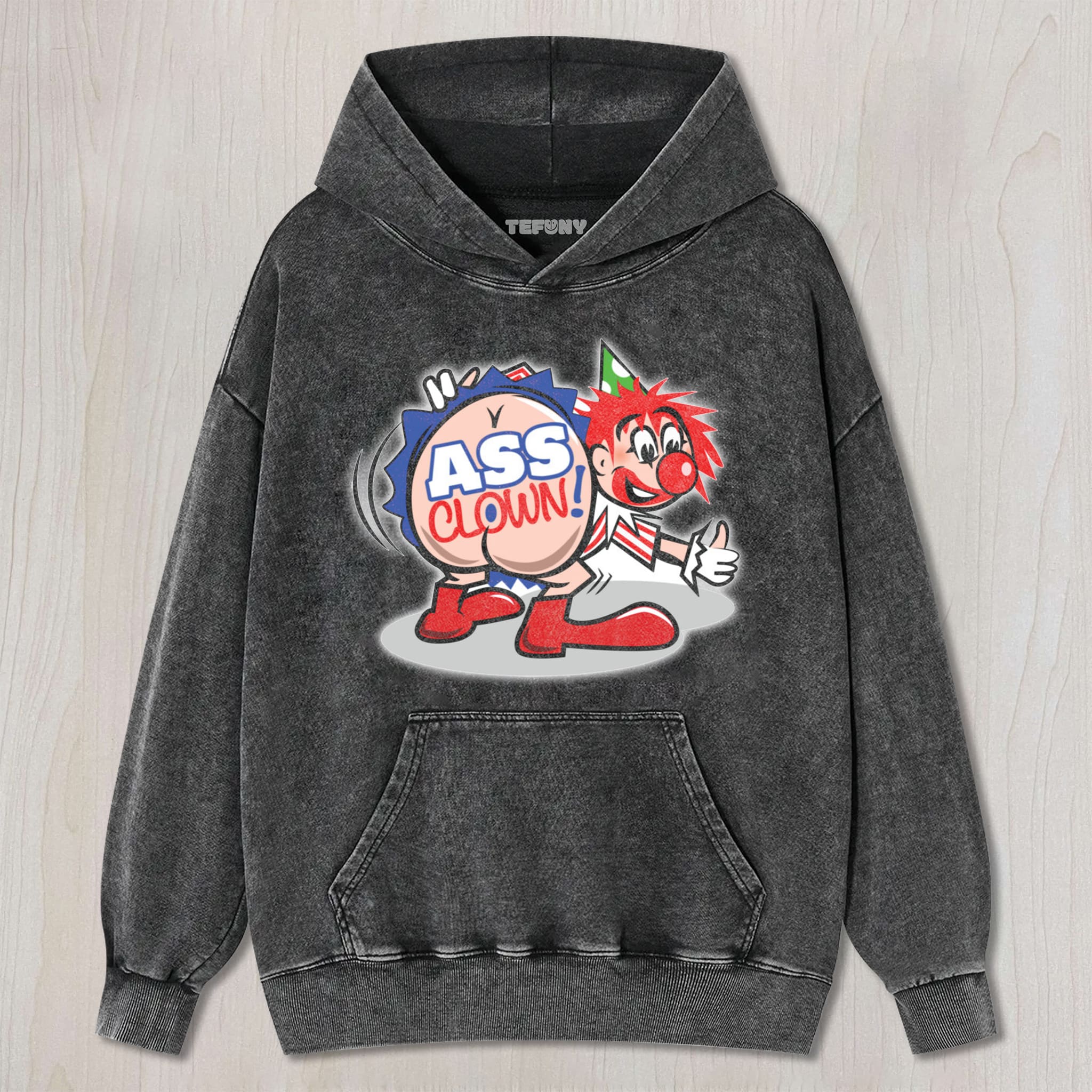 ASS CLOWN UNISEX TEE, TANK TOP, LAYERED LS, SWEATSHIRT & HOODIE