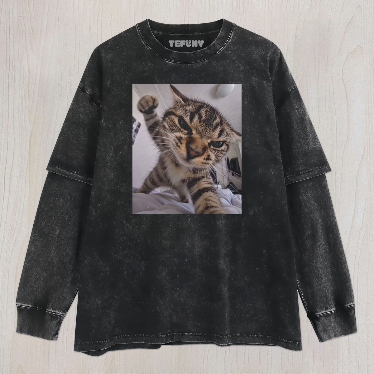 ATTACK MODE FUNNY CAT GRAPHIC UNISEX TEE, TANK TOP, LAYERED LS, SWEATSHIRT & HOODIE
