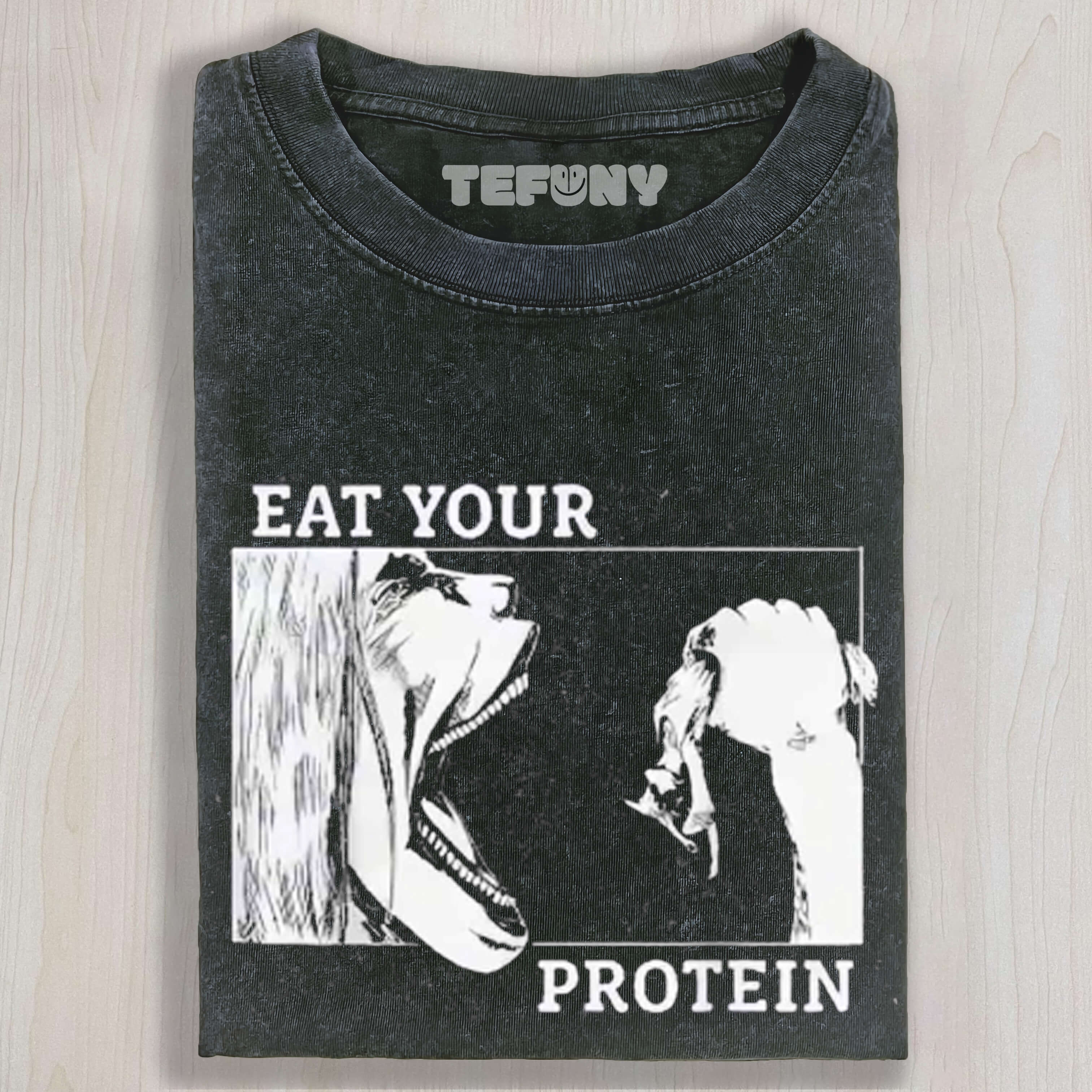 ATTACK ON TITAN EAT YOUR PROTEIN TEE & SWEAT & HOOD