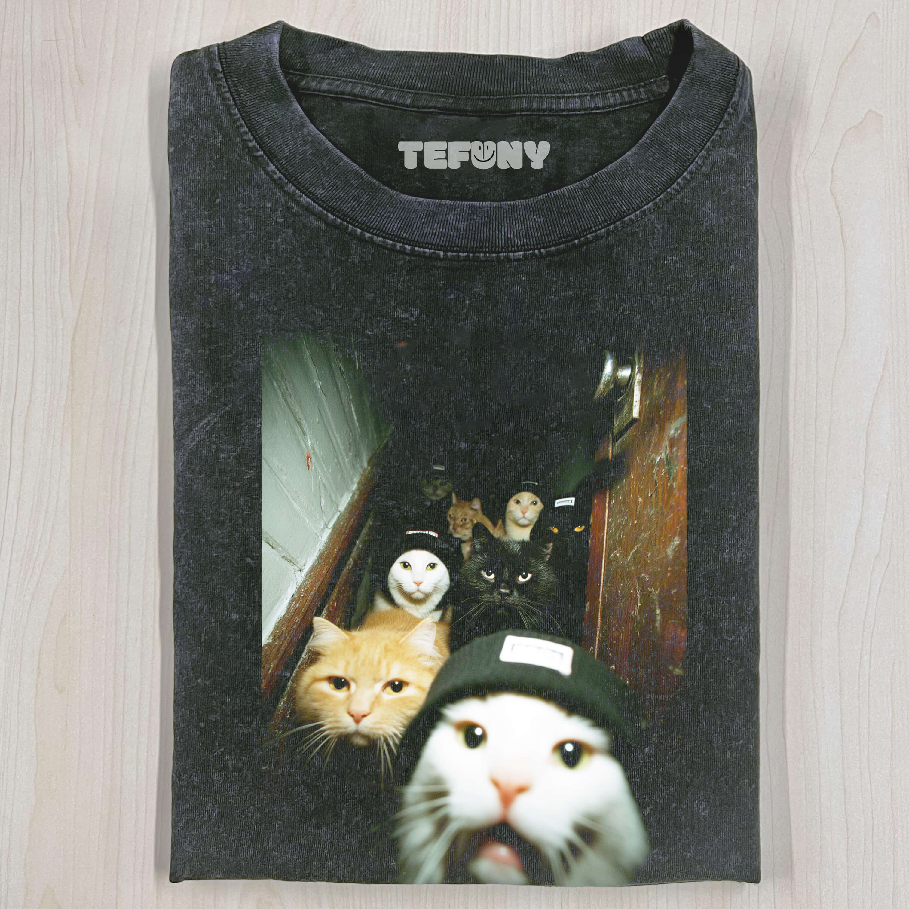 A GROUP OF COOL CATS T-SHIRT