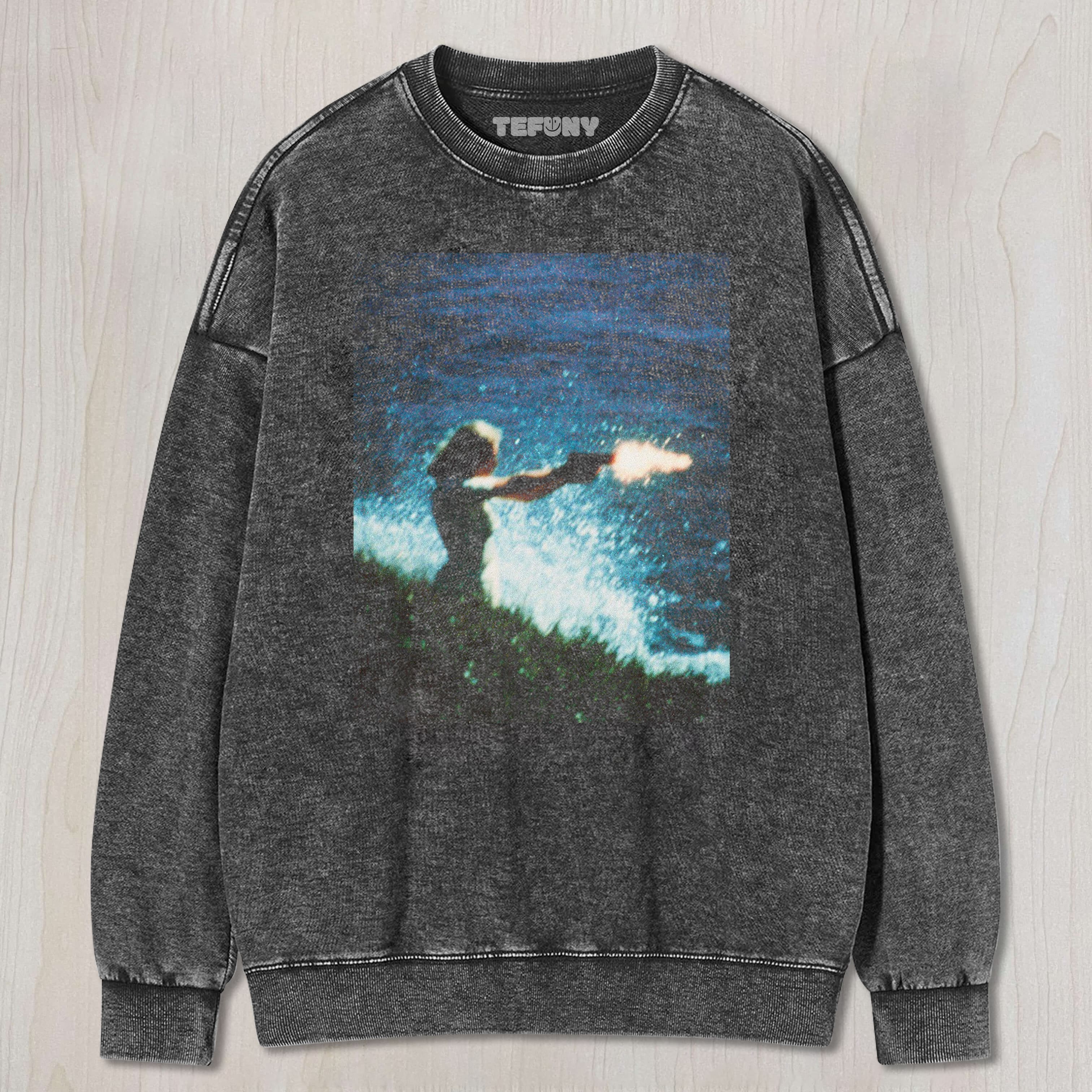 A WOMAN IS SHOOTING UNISEX TEE, TANK TOP, LAYERED LS, SWEATSHIRT & HOODIE