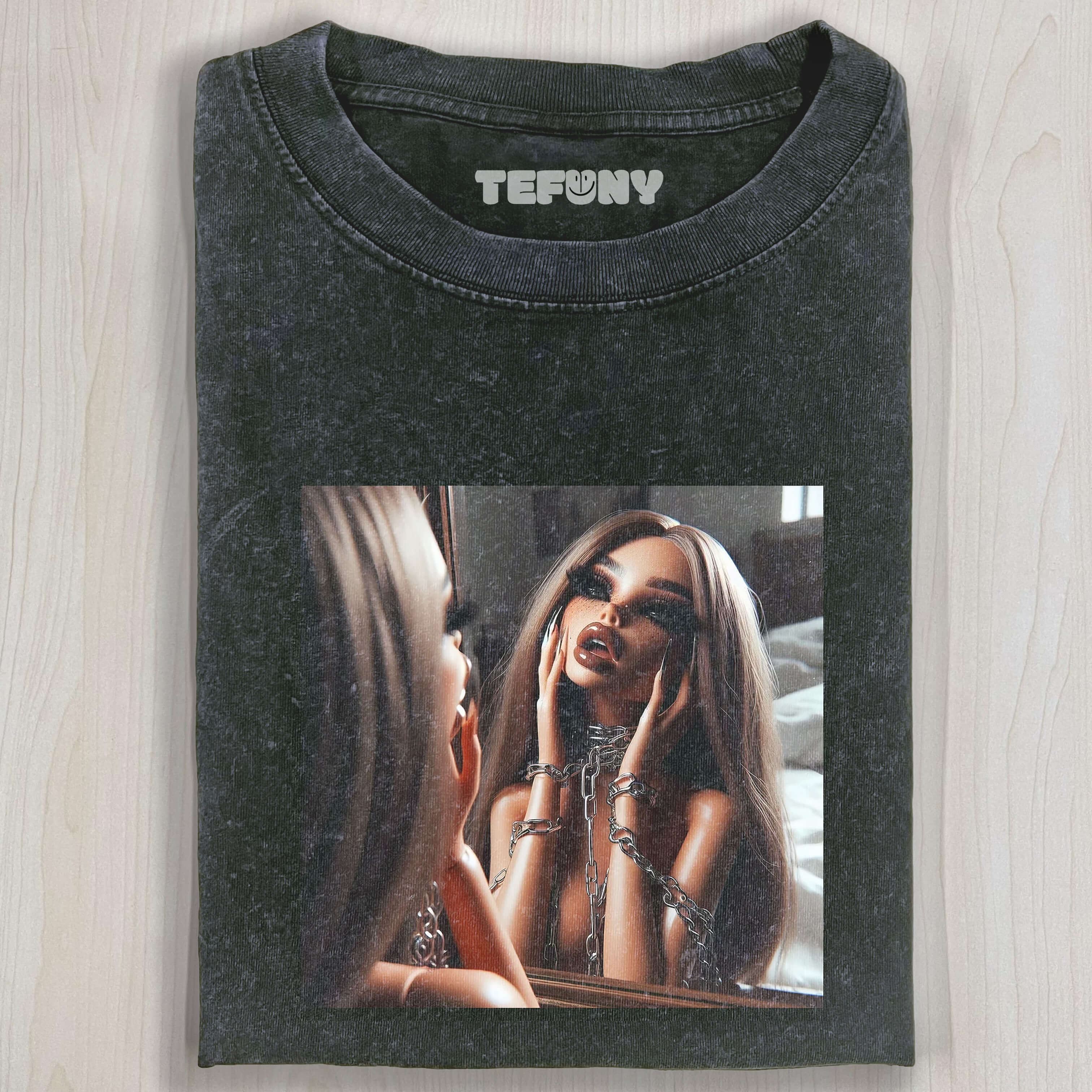 B-SMOKING DOLL V2 T-SHIRT