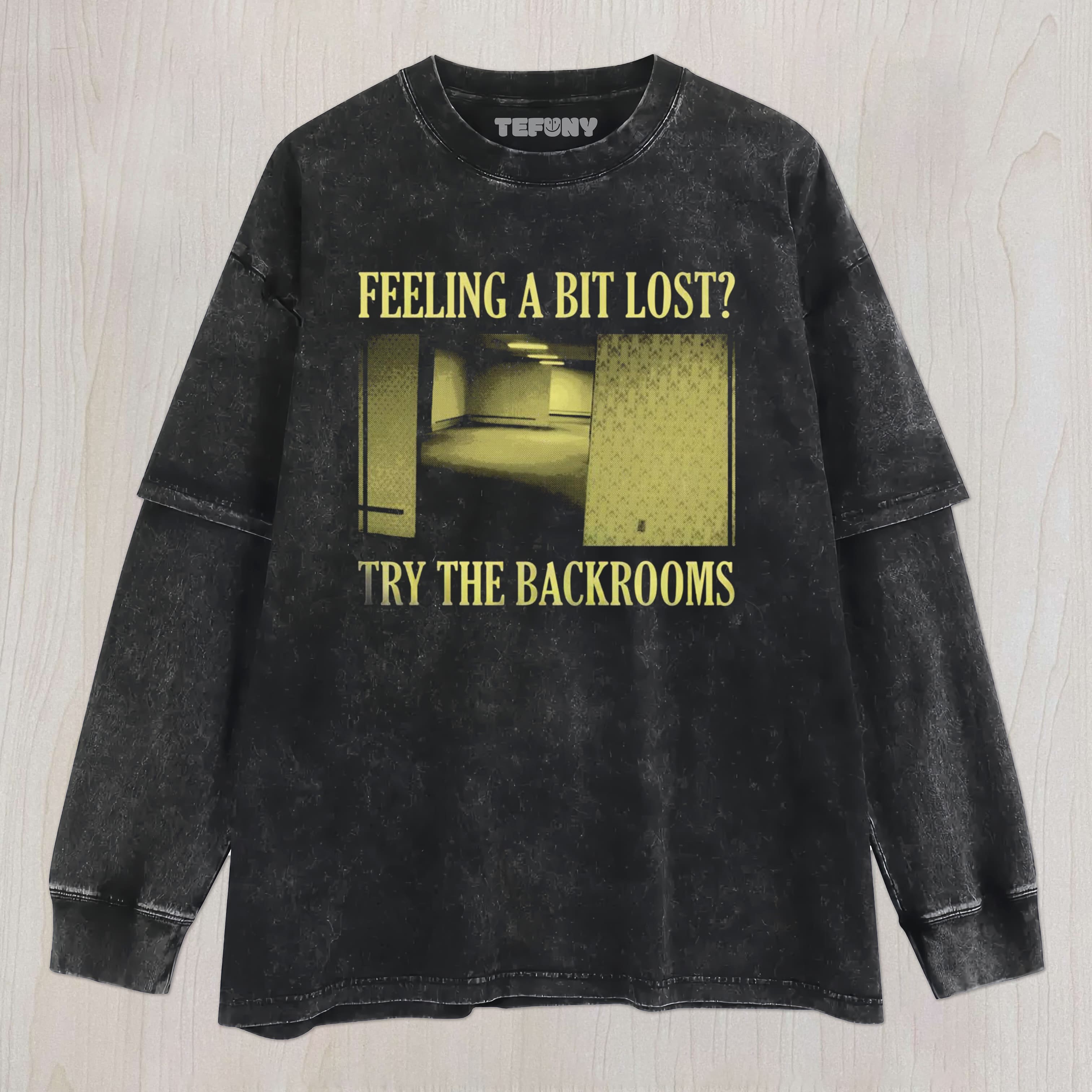 BACKROOMS V3 UNISEX TEE, TANK TOP, LAYERED LS, SWEATSHIRT & HOODIE