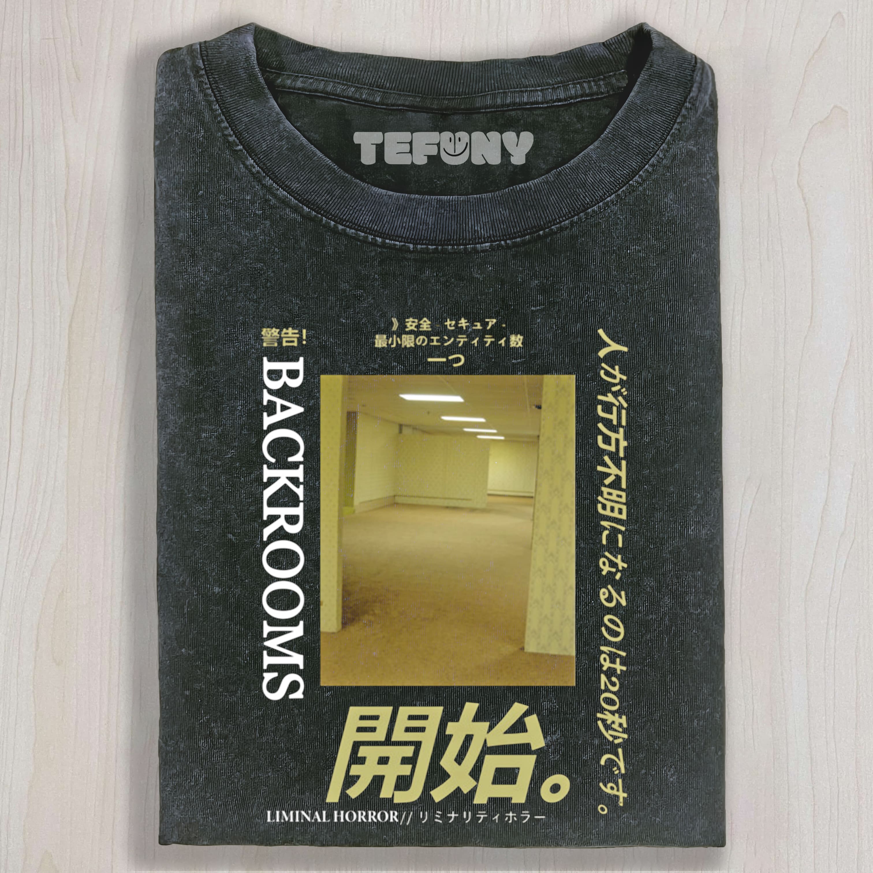 BACKROOMS V8 UNISEX TEE, TANK TOP, LAYERED LS, SWEATSHIRT & HOODIE