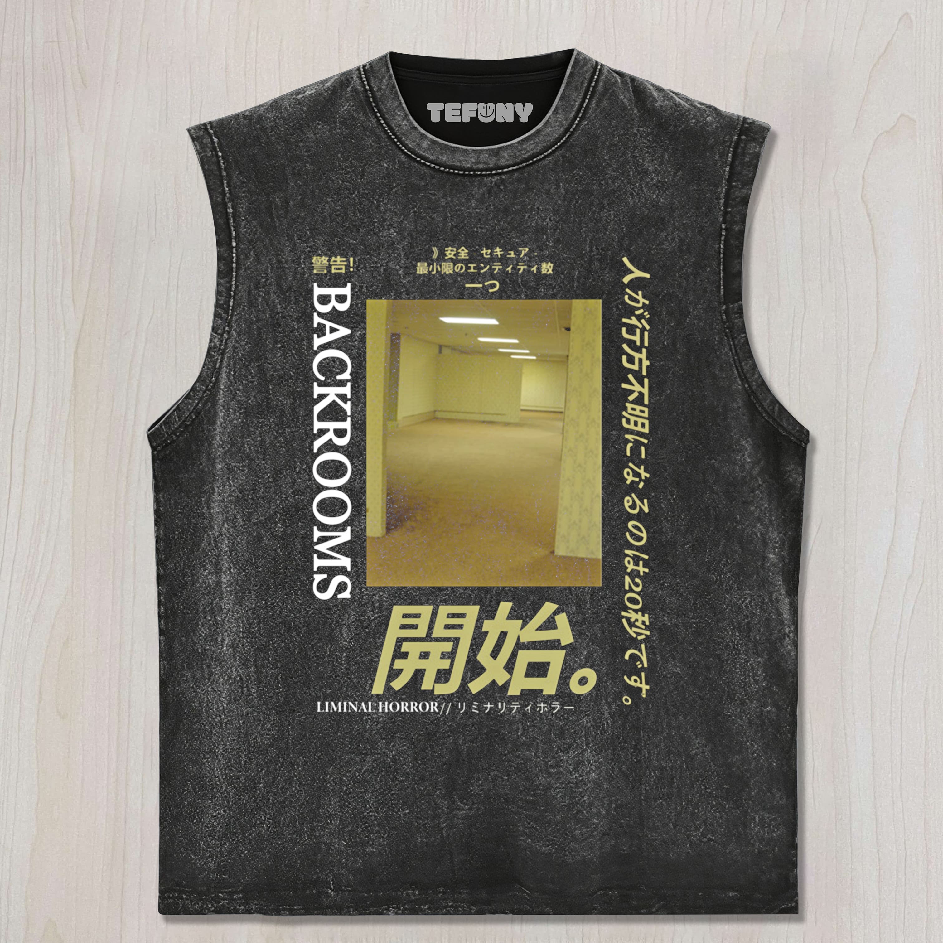 BACKROOMS V8 UNISEX TEE, TANK TOP, LAYERED LS, SWEATSHIRT & HOODIE