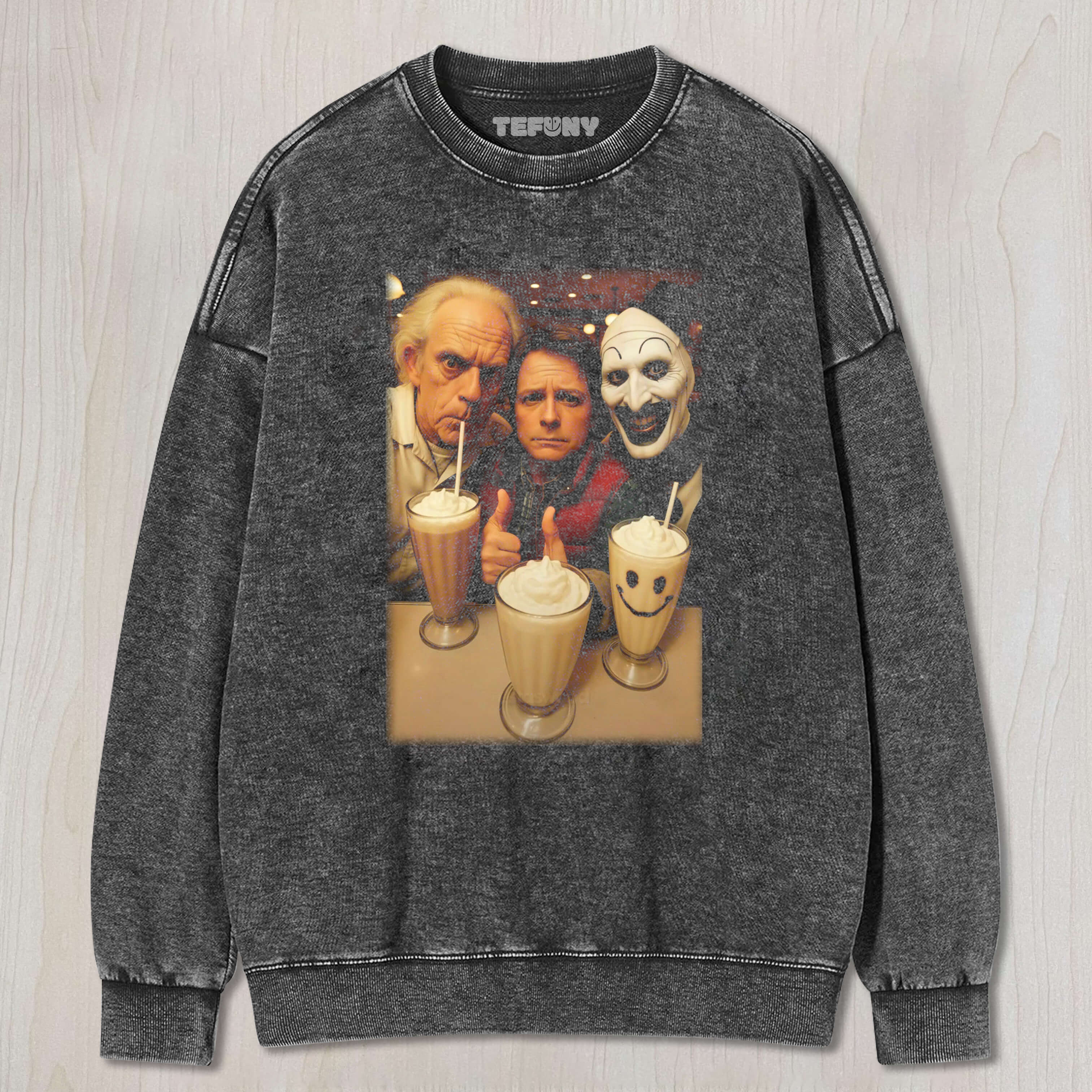 BACK TO THE FUTURE AND ART THE CLOWN TEE & SWEAT & HOOD