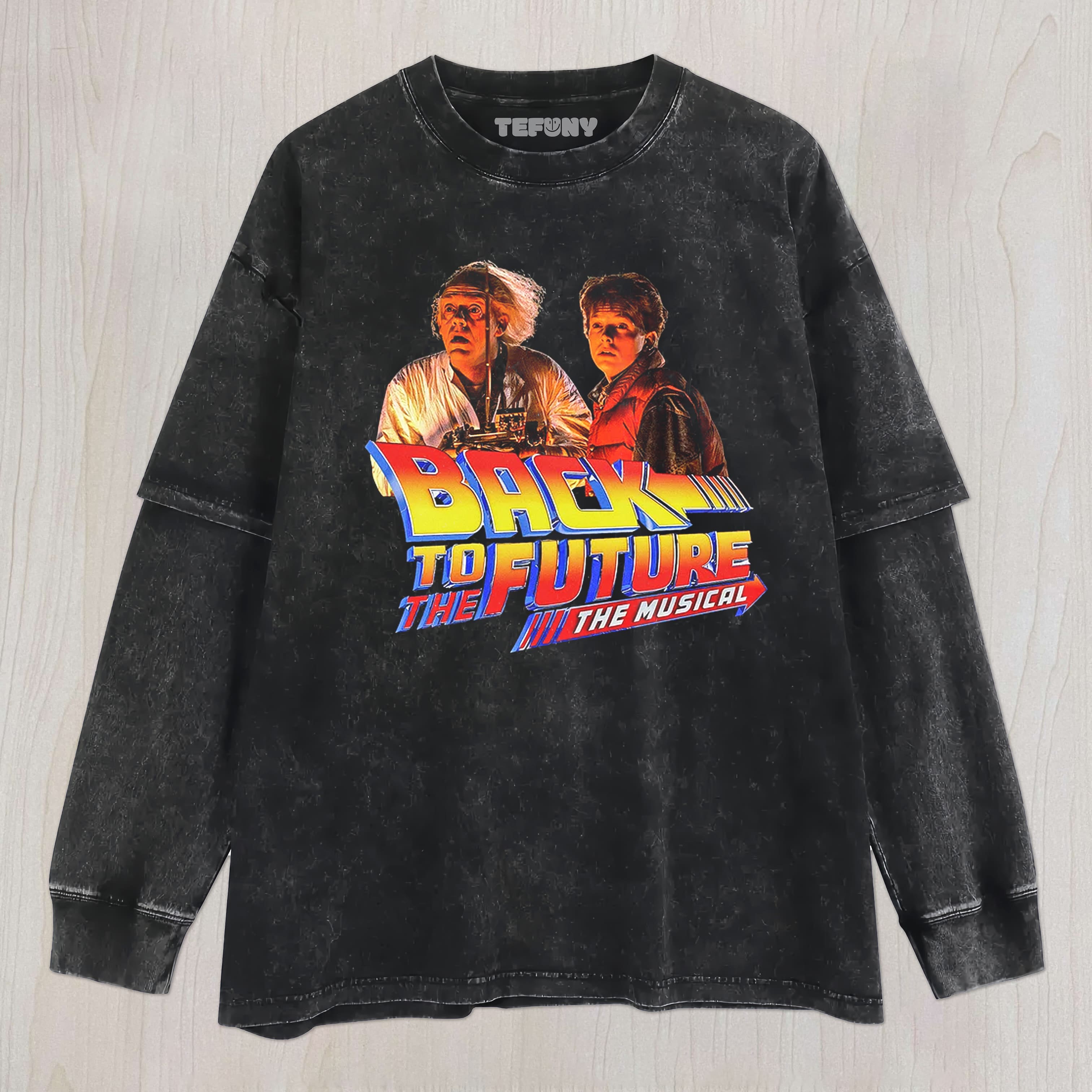 BACK TO FUTURE UNISEX TEE, TANK TOP, LAYERED LS, SWEATSHIRT & HOODIE