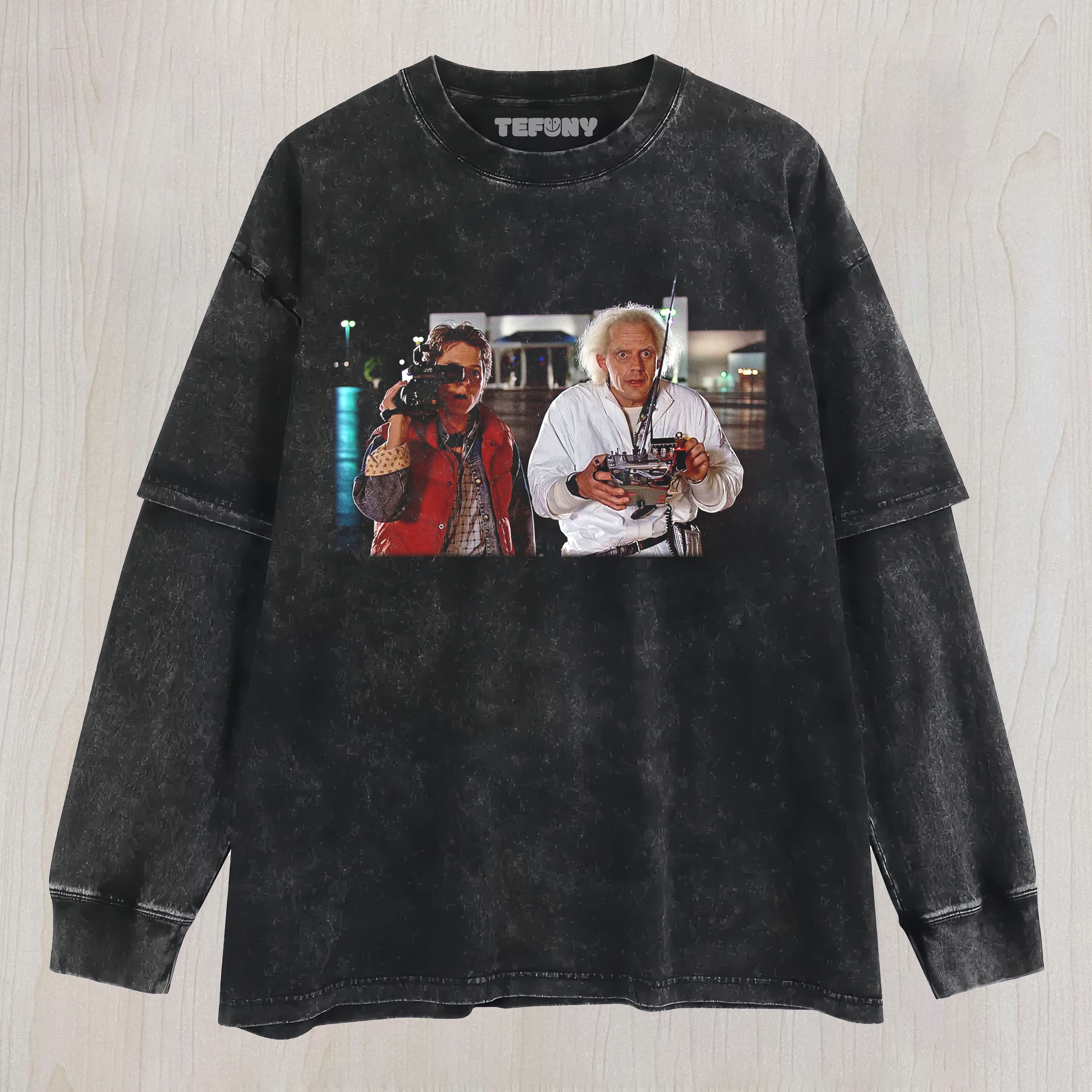 BACK TO THE FUTURE E LAYERED LONG SLEEVE