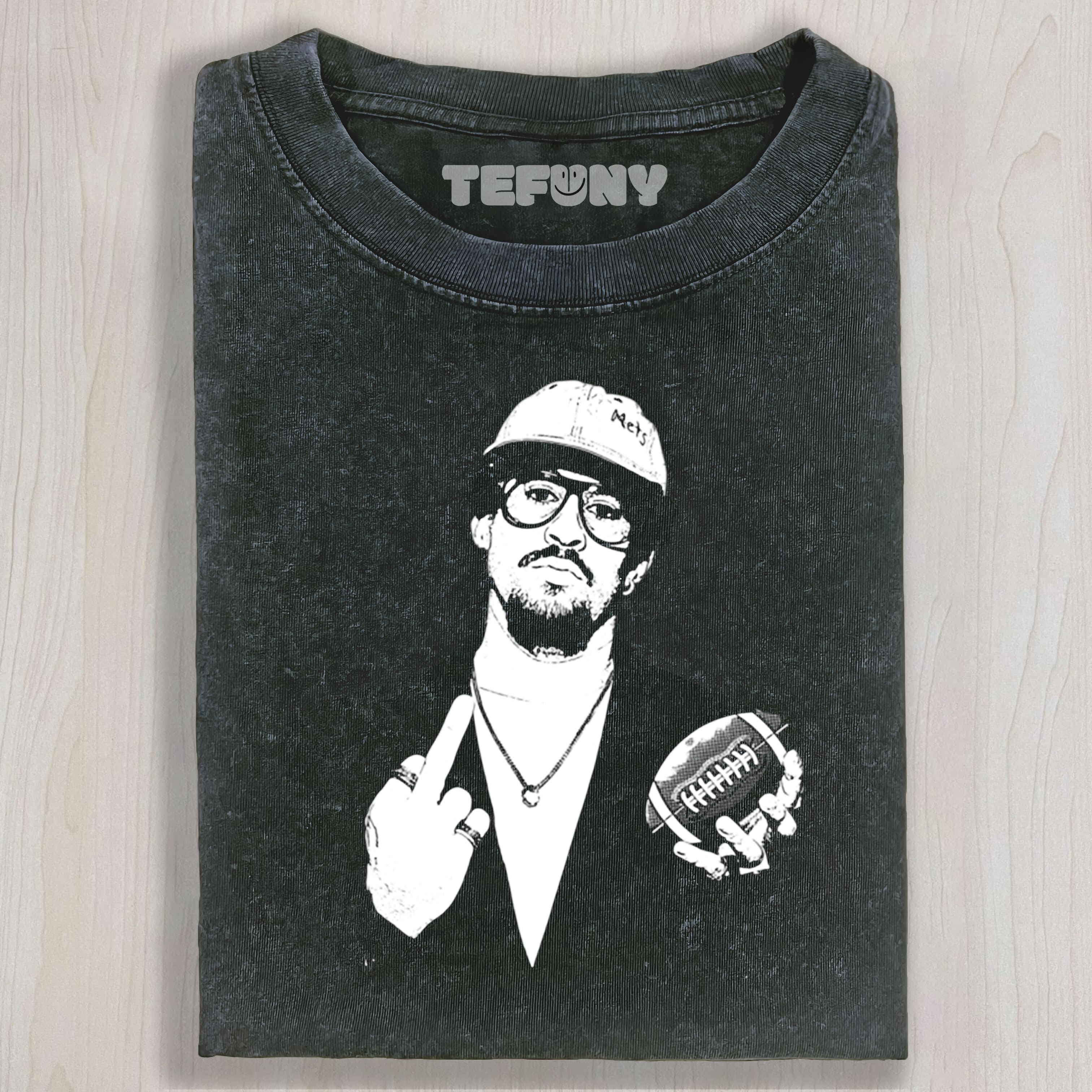 BAD BUNNY MIDDLE FINGER SUPER BOWL TEE & SWEAT & HOOD