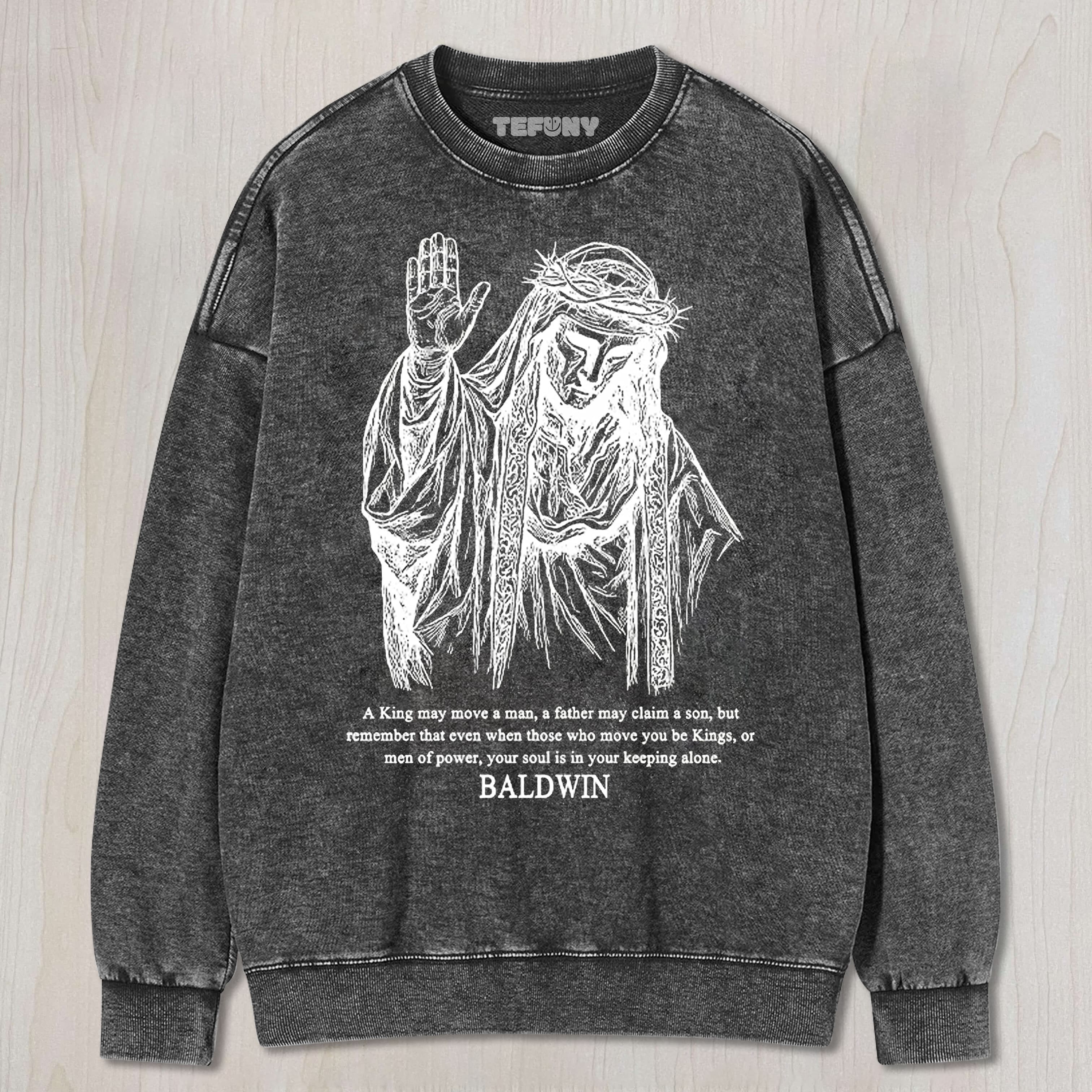 BALDWIN IV NEVER GAVE IN TO ILLNESS TEE & SWEAT & HOOD