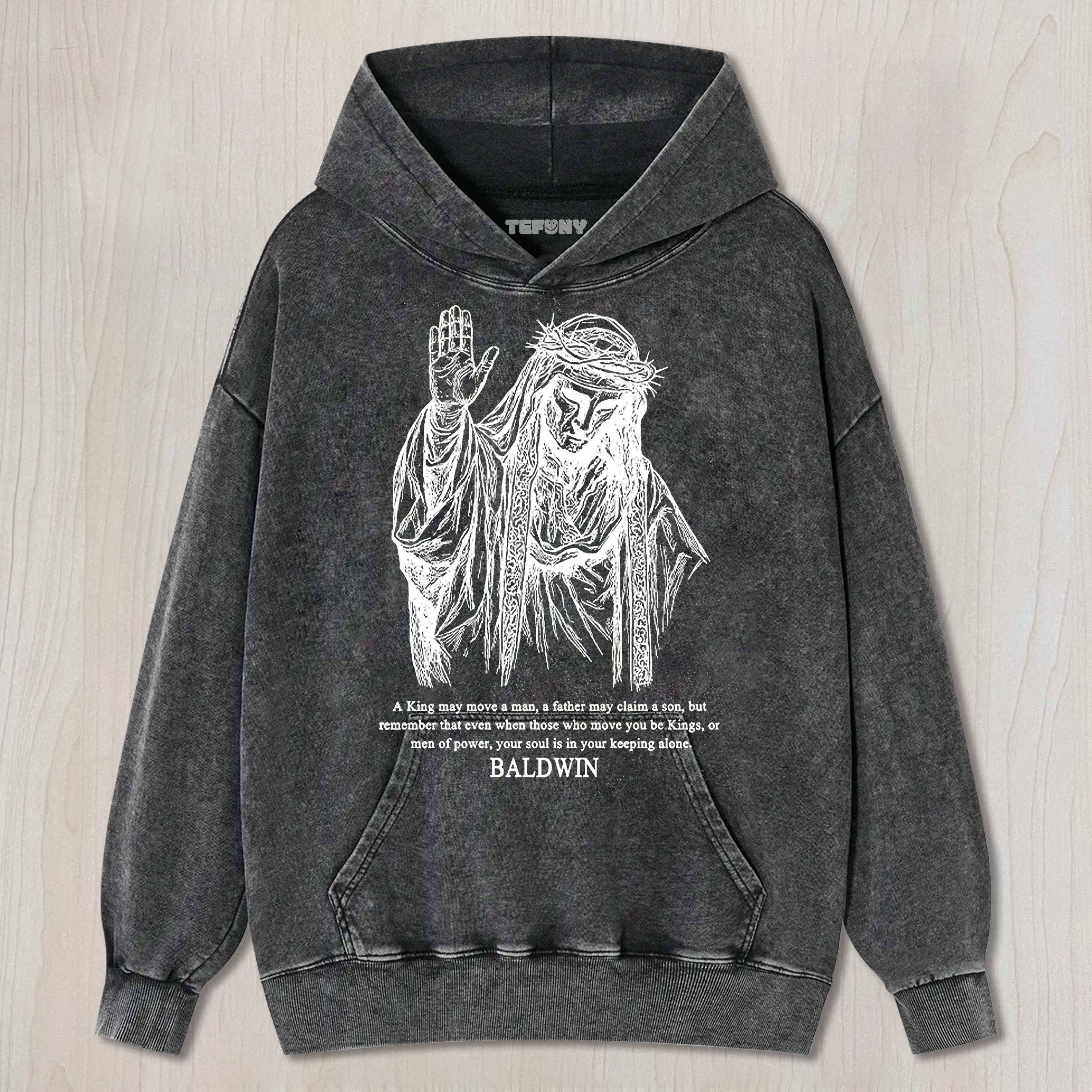 BALDWIN IV NEVER GAVE IN TO ILLNESS TEE & SWEAT & HOOD